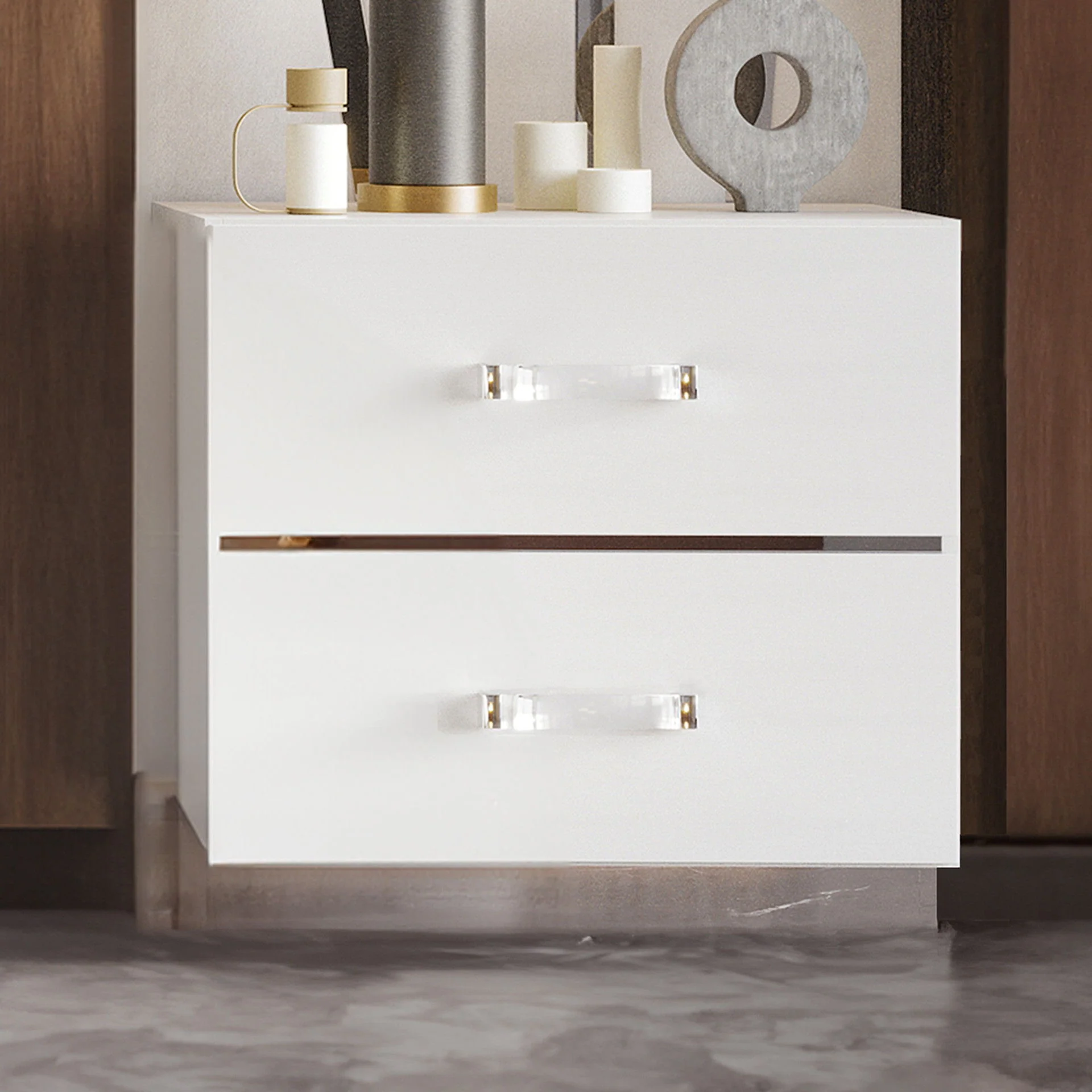 Europa - Nightstand - White - Image 6