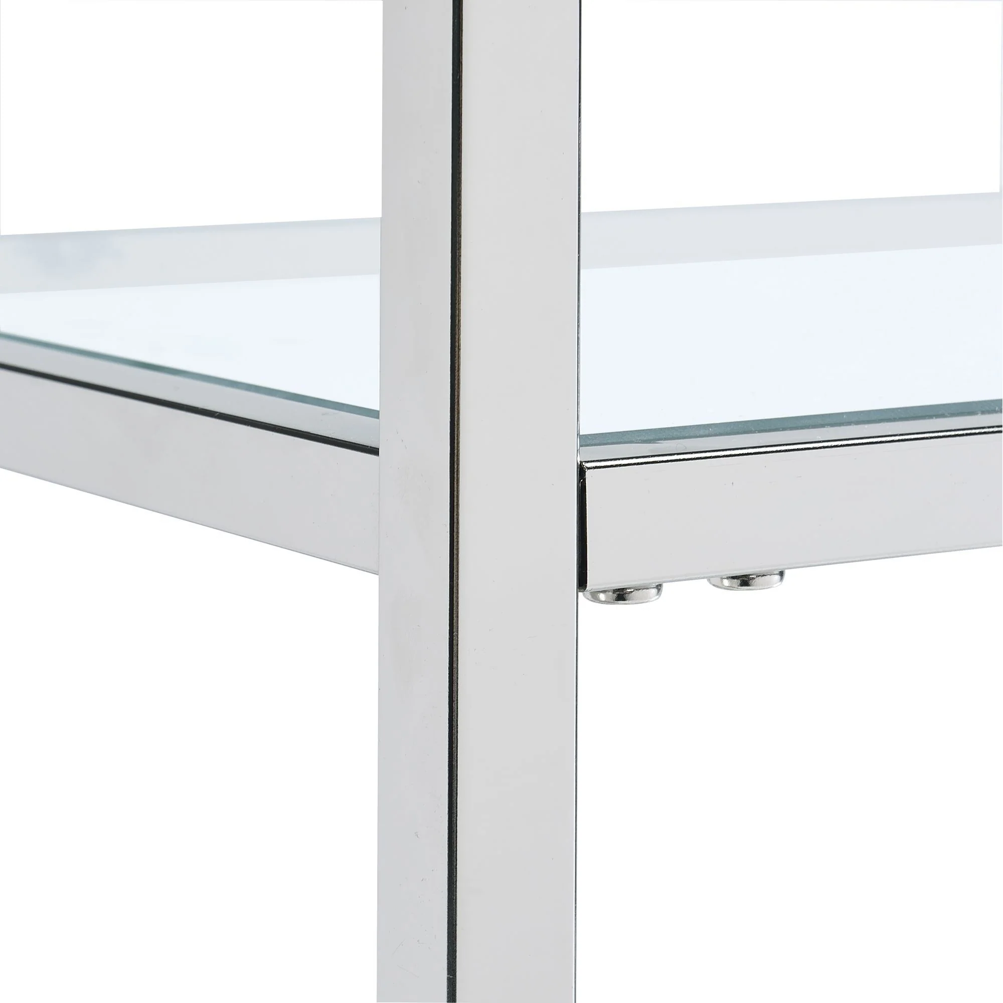 Ezra - Serving Bar Cart - Chrome - Image 7