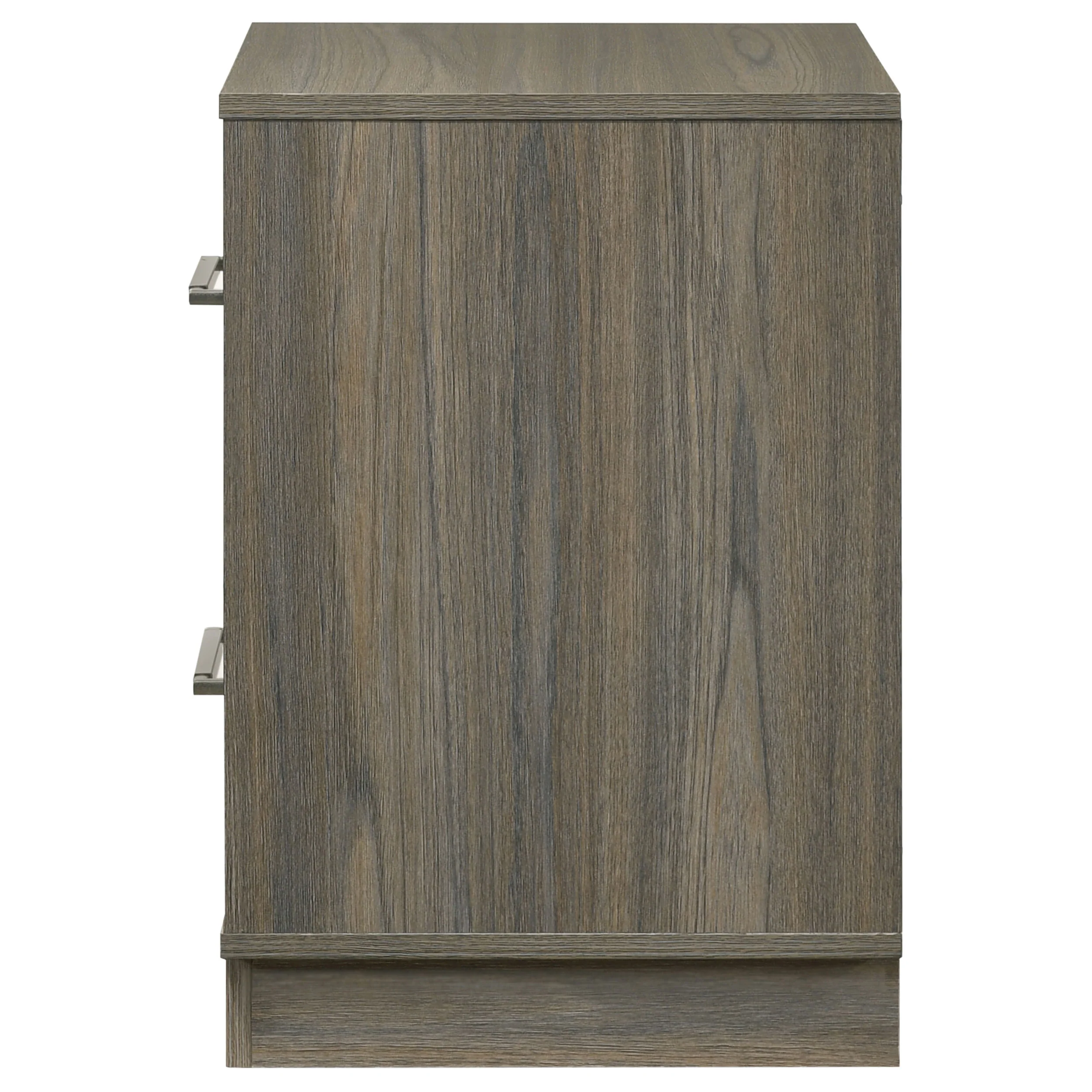 Fenwick 2-Drawer Nightstand, Grey Oak - Image 4