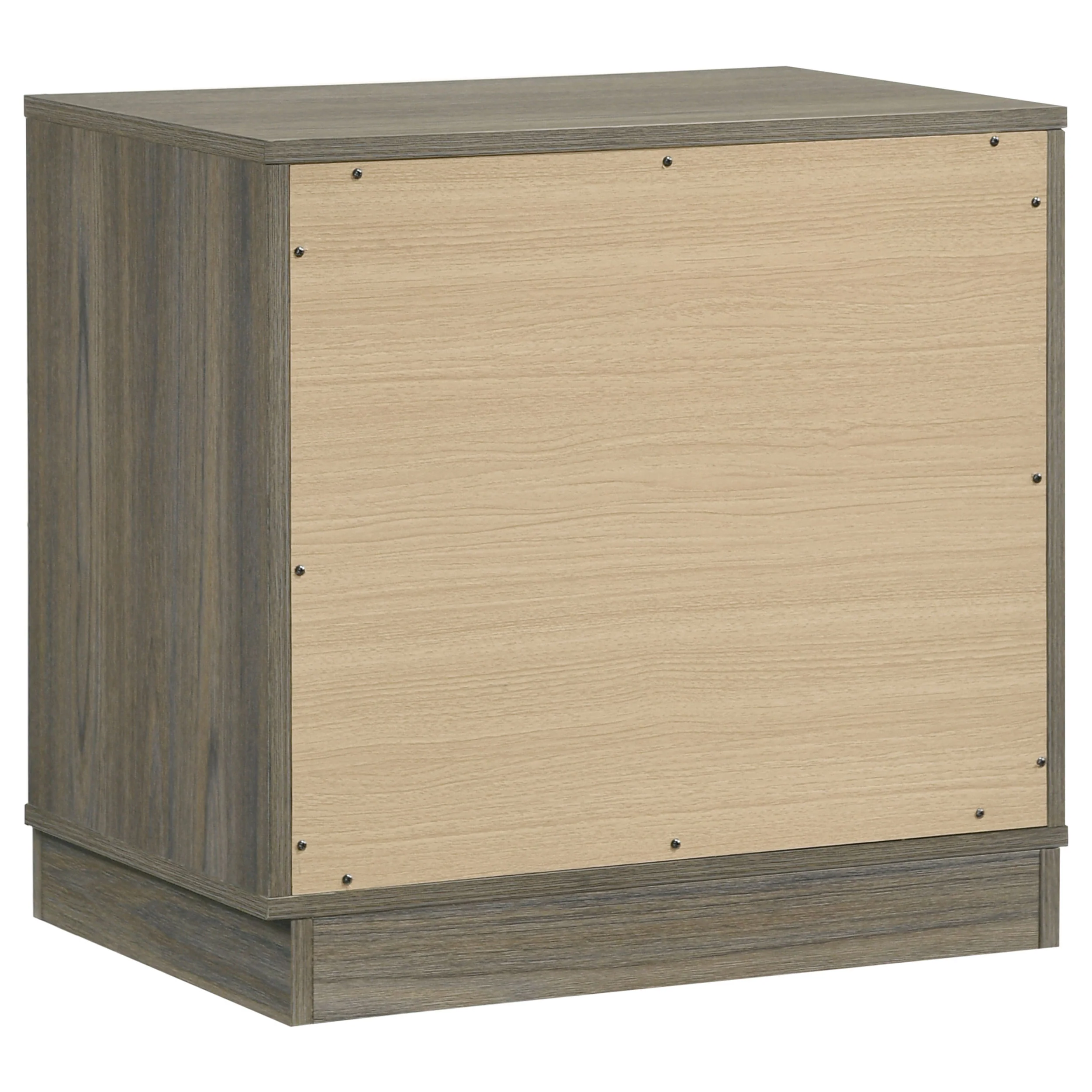 Fenwick 2-Drawer Nightstand, Grey Oak - Image 9