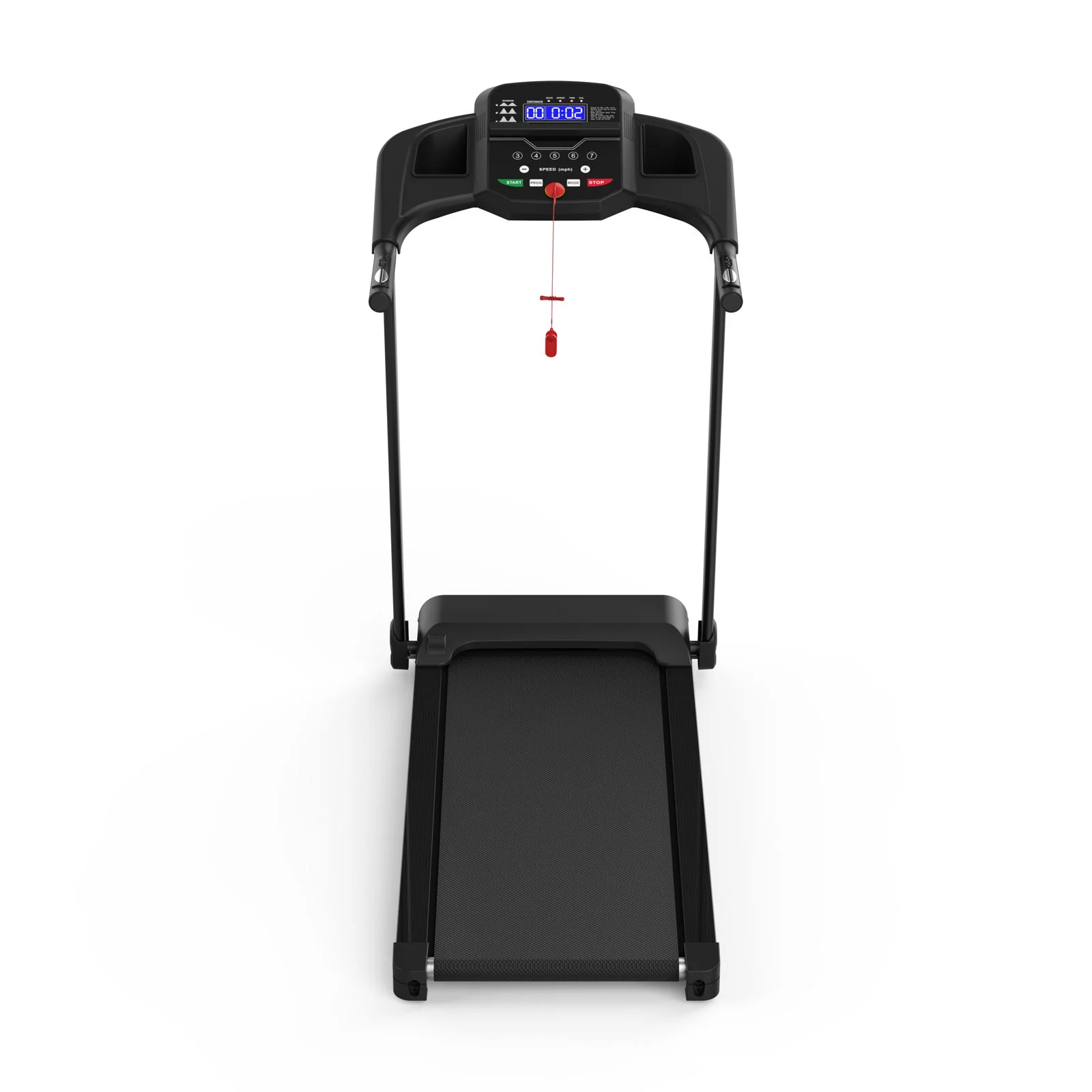 Foldable Treadmill 2.5Hp Electric Running Machine For Home - Black - Image 3