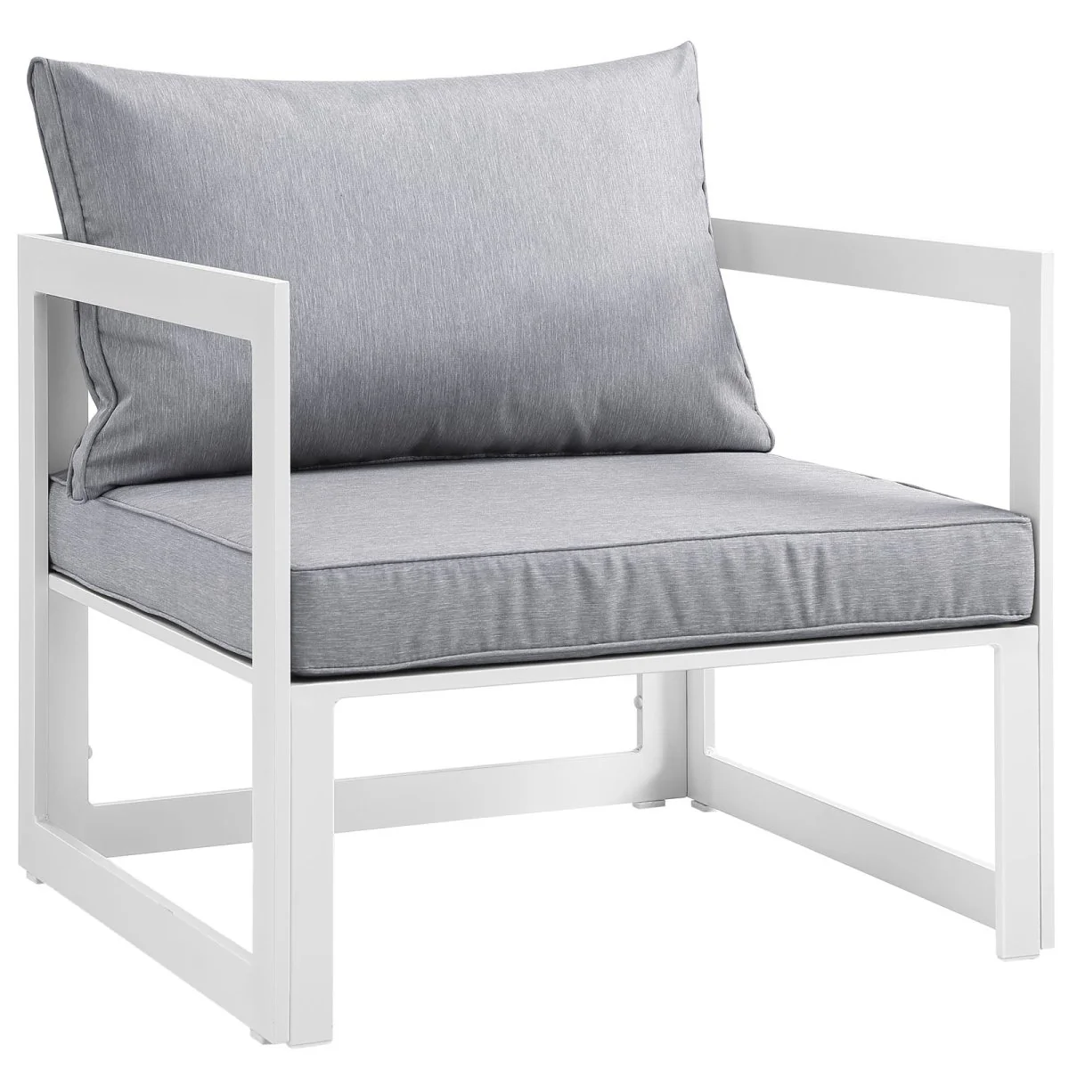 Fortuna Outdoor Aluminum Patio Chairs and Armchairs with Cushions Collection