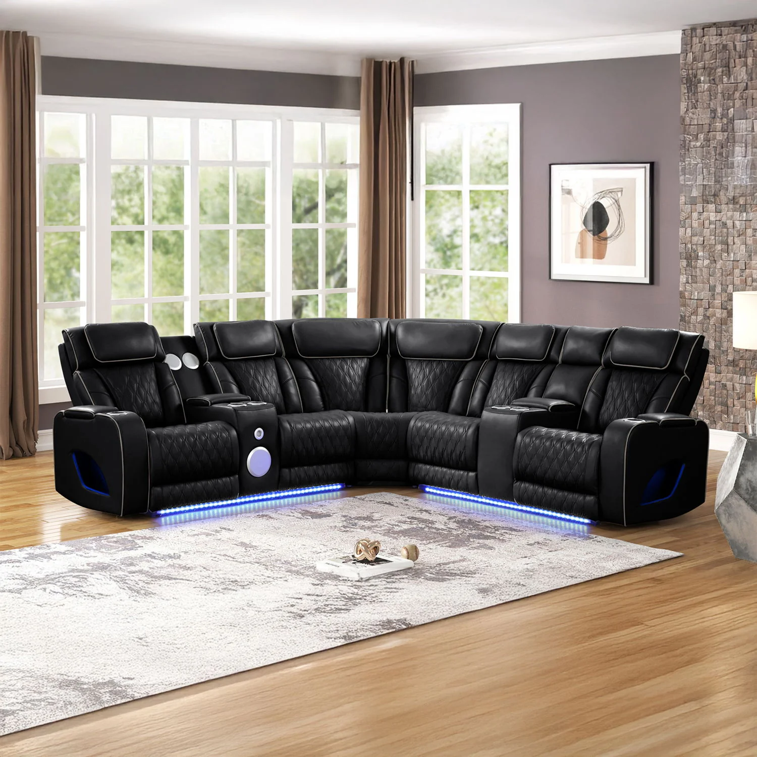Fortuner - Power Recliner Sectional Sofa - Image 28