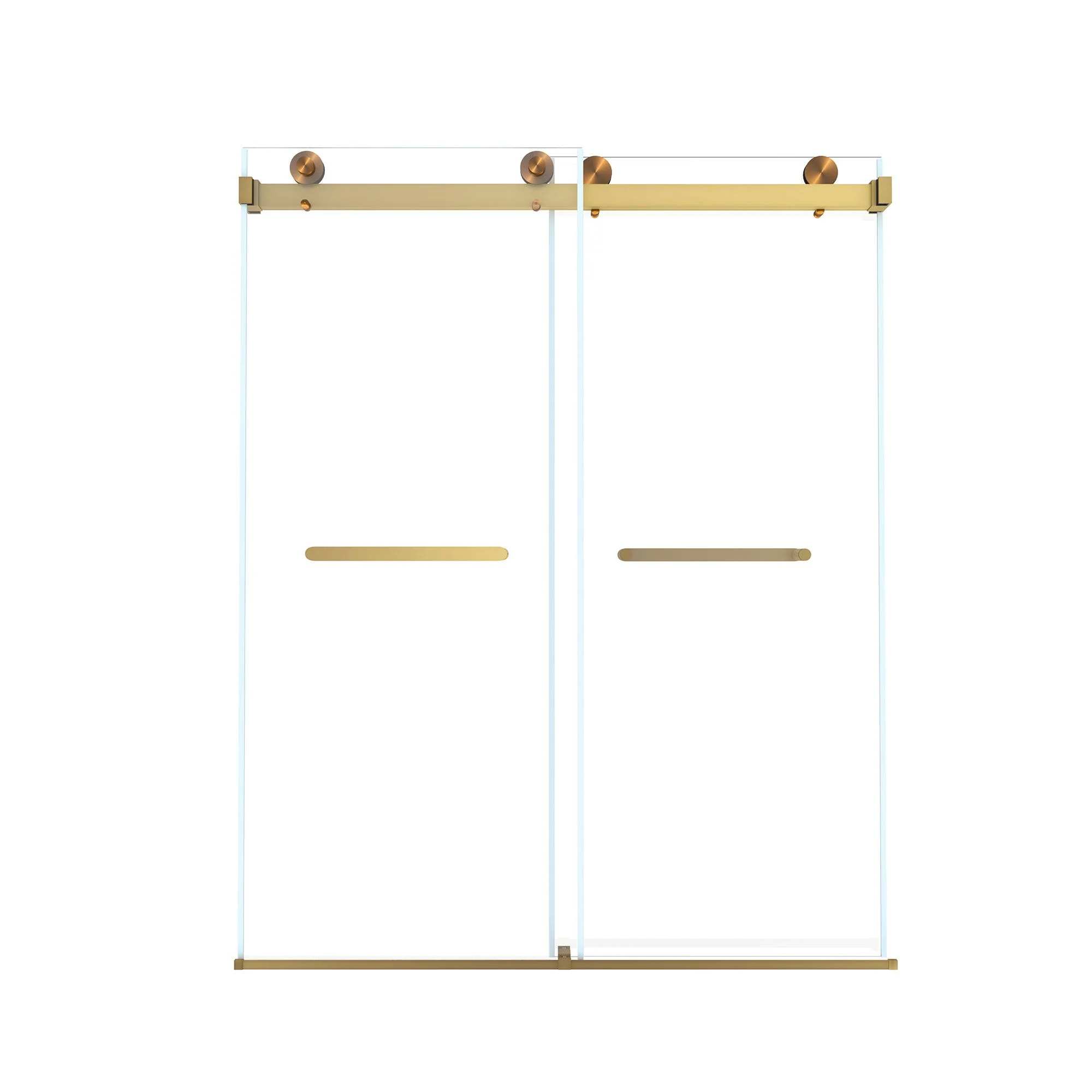 Frameless Double Sliding Shower Door - Image 2