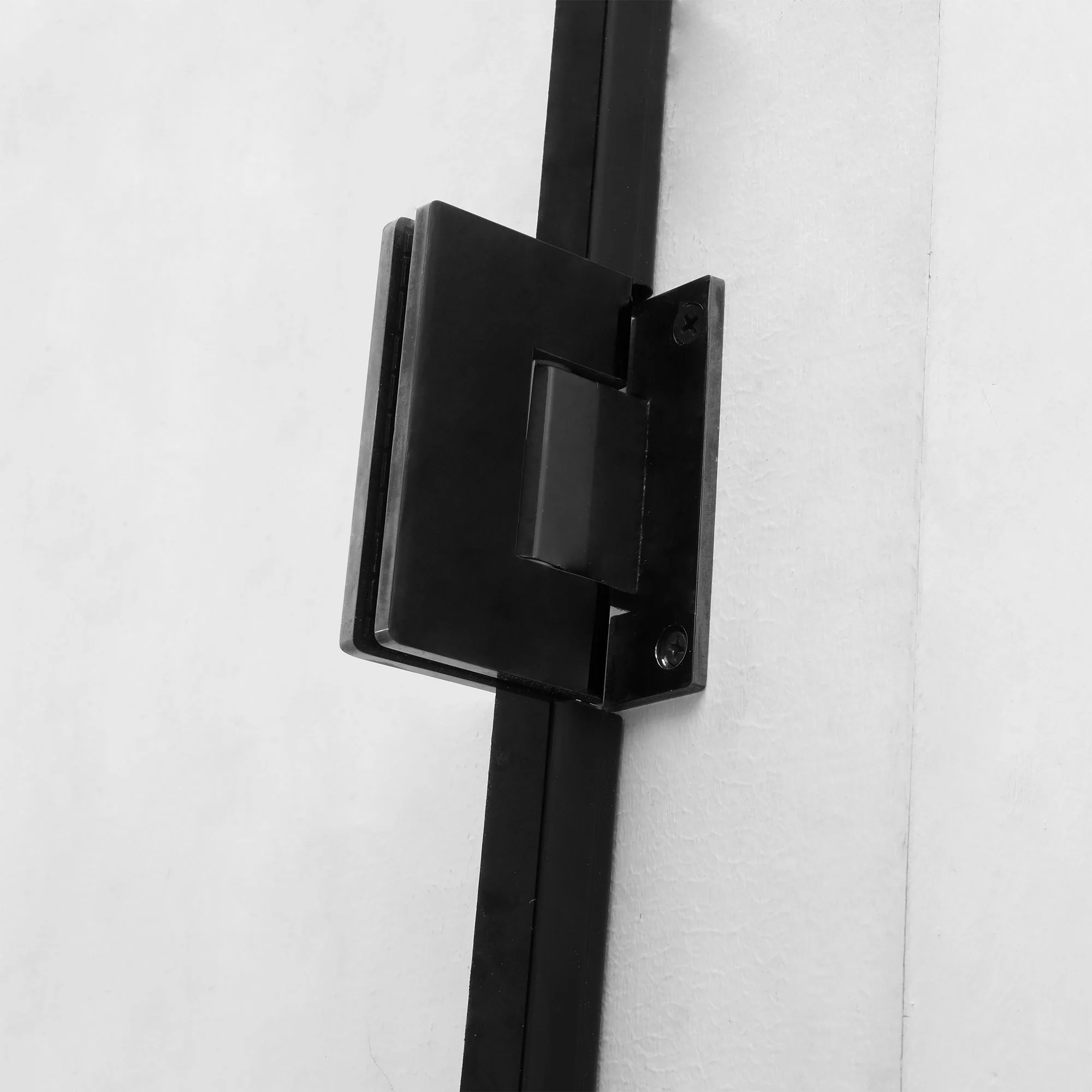 Frameless Pivot Shower Door With Pattern Glass, Open Entry Design - Image 14