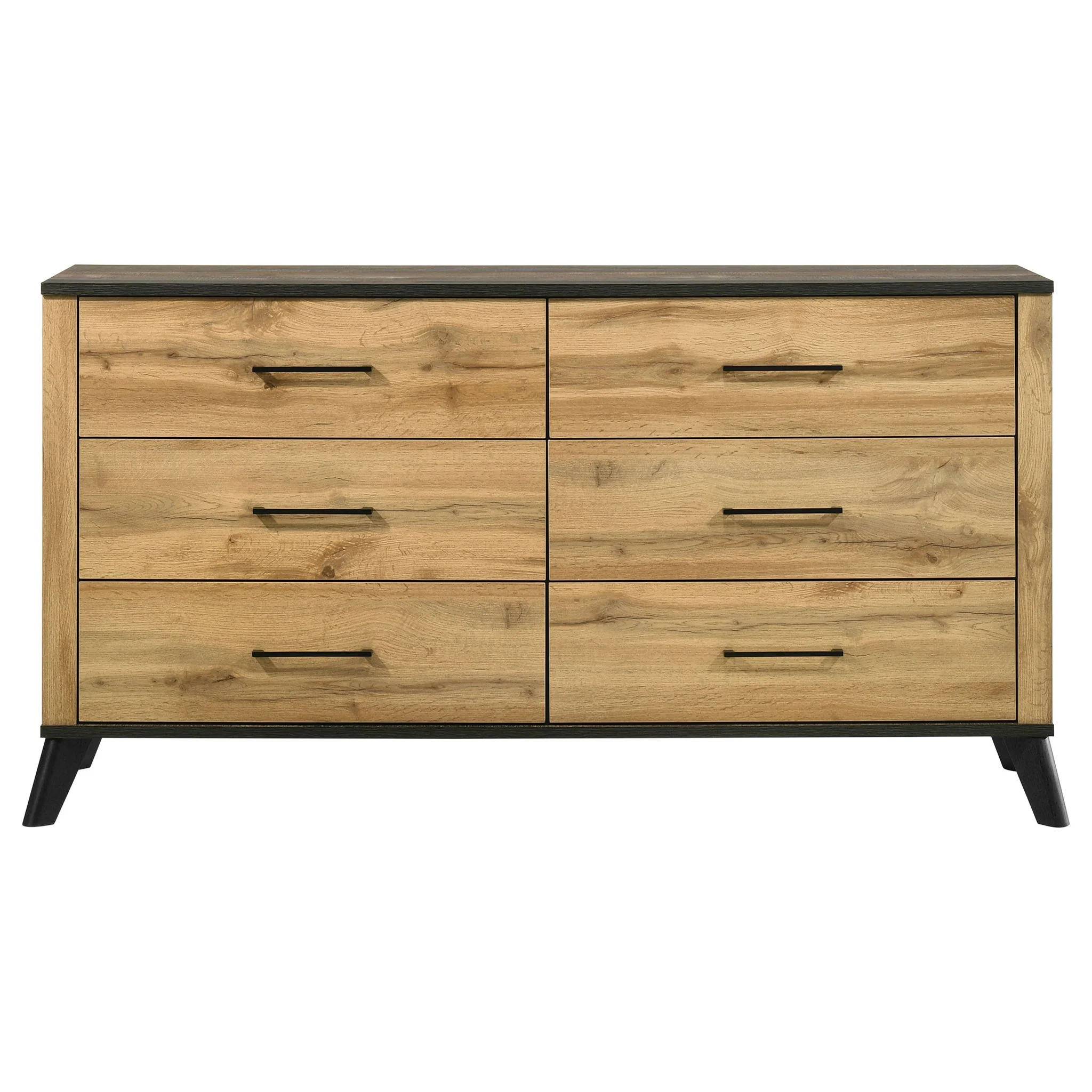 Fraser - 6 Drawer Dresser Cabinet - Natural - Image 3