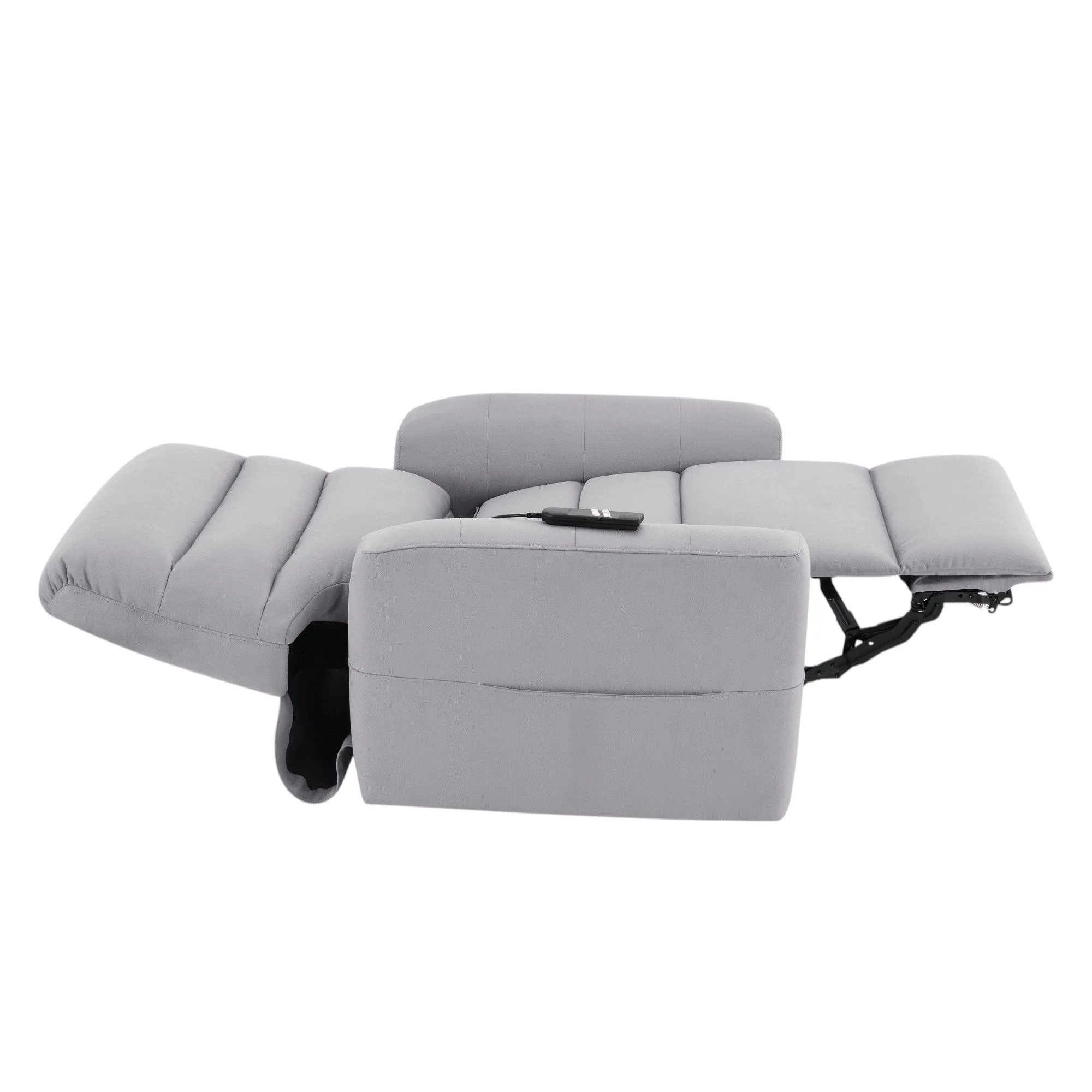 Freddie - Power Motion Recliner With Lift - Gray - Image 3