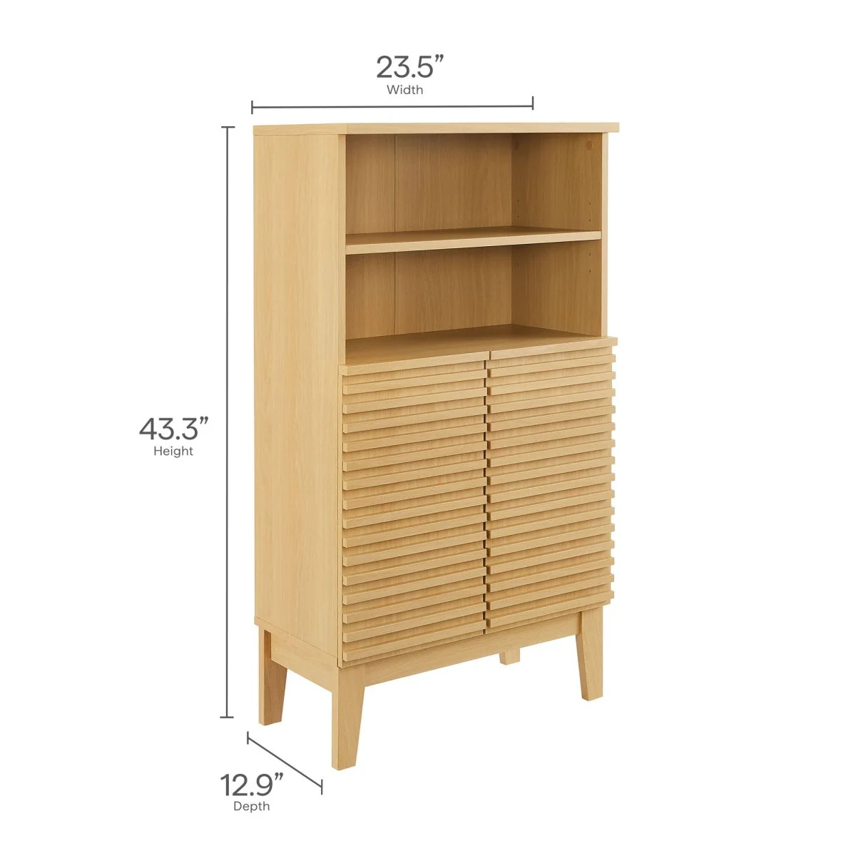 Freestanding Bathroom Storage Cabinet with Shelves and Doors for Organized Bathrooms - Image 12