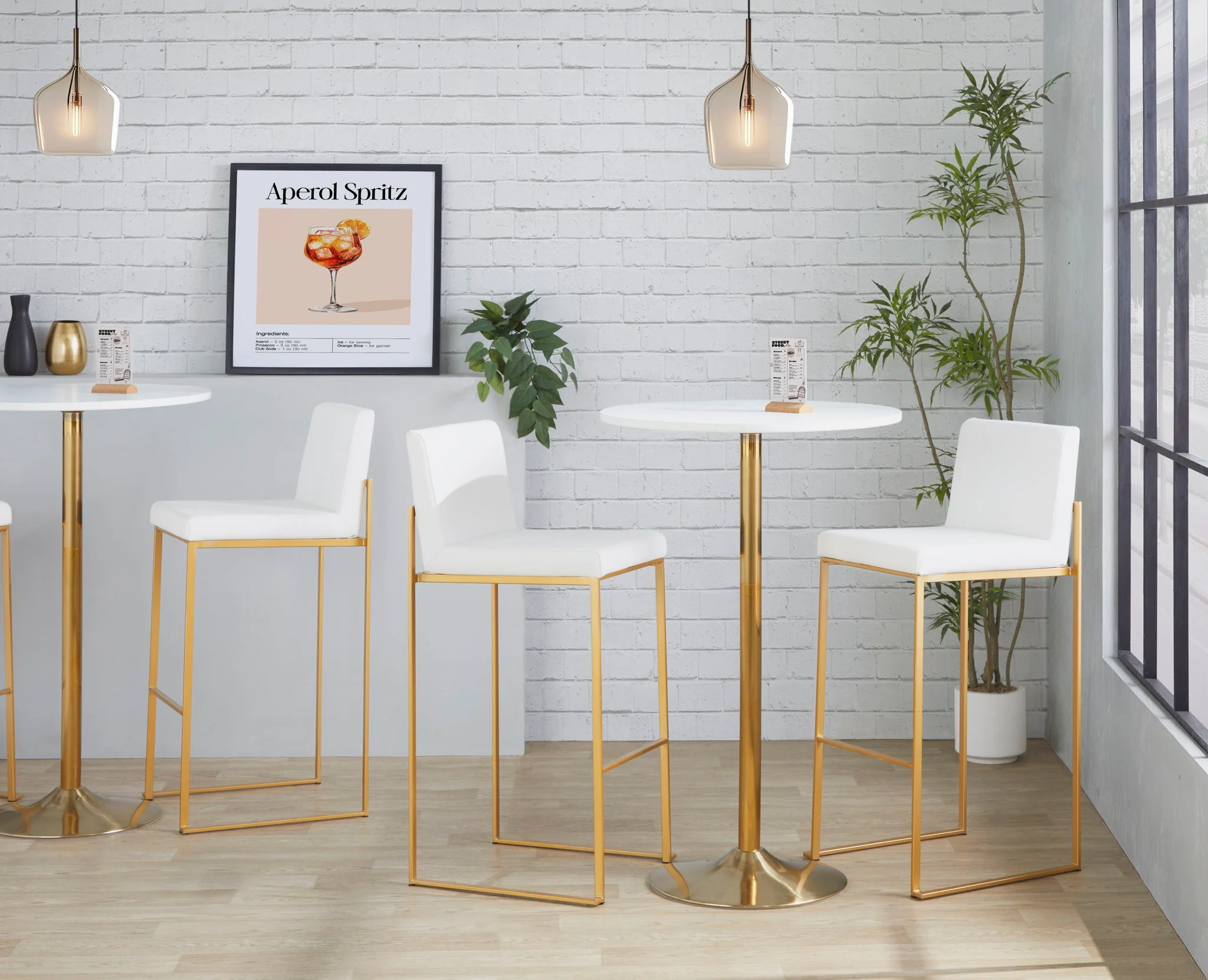 Fuji - Contemporary Design High Back Barstool - Image 67