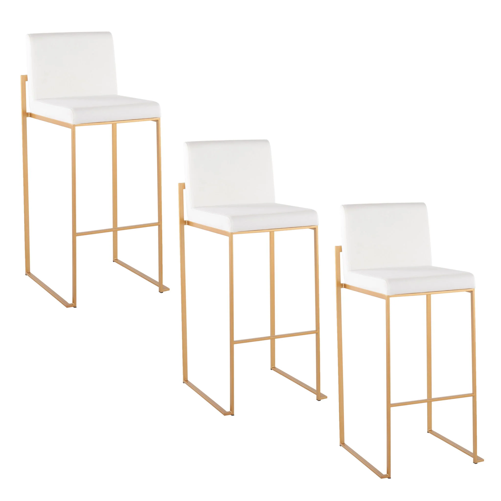 Fuji - Contemporary Design High Back Barstool - Image 74