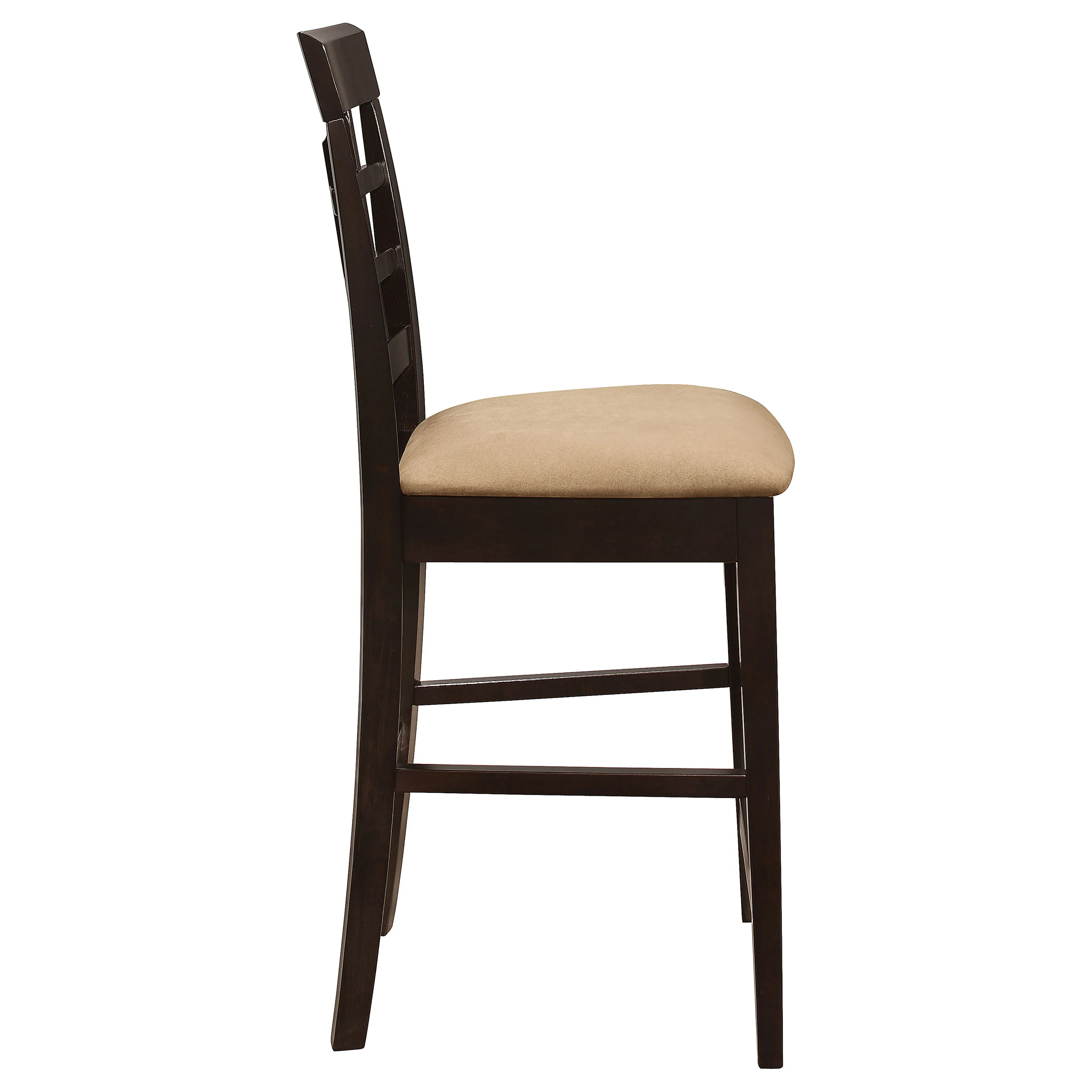 Gabriel Lattice Back Counter Chair Cappuccino - Set of 2 - Image 9