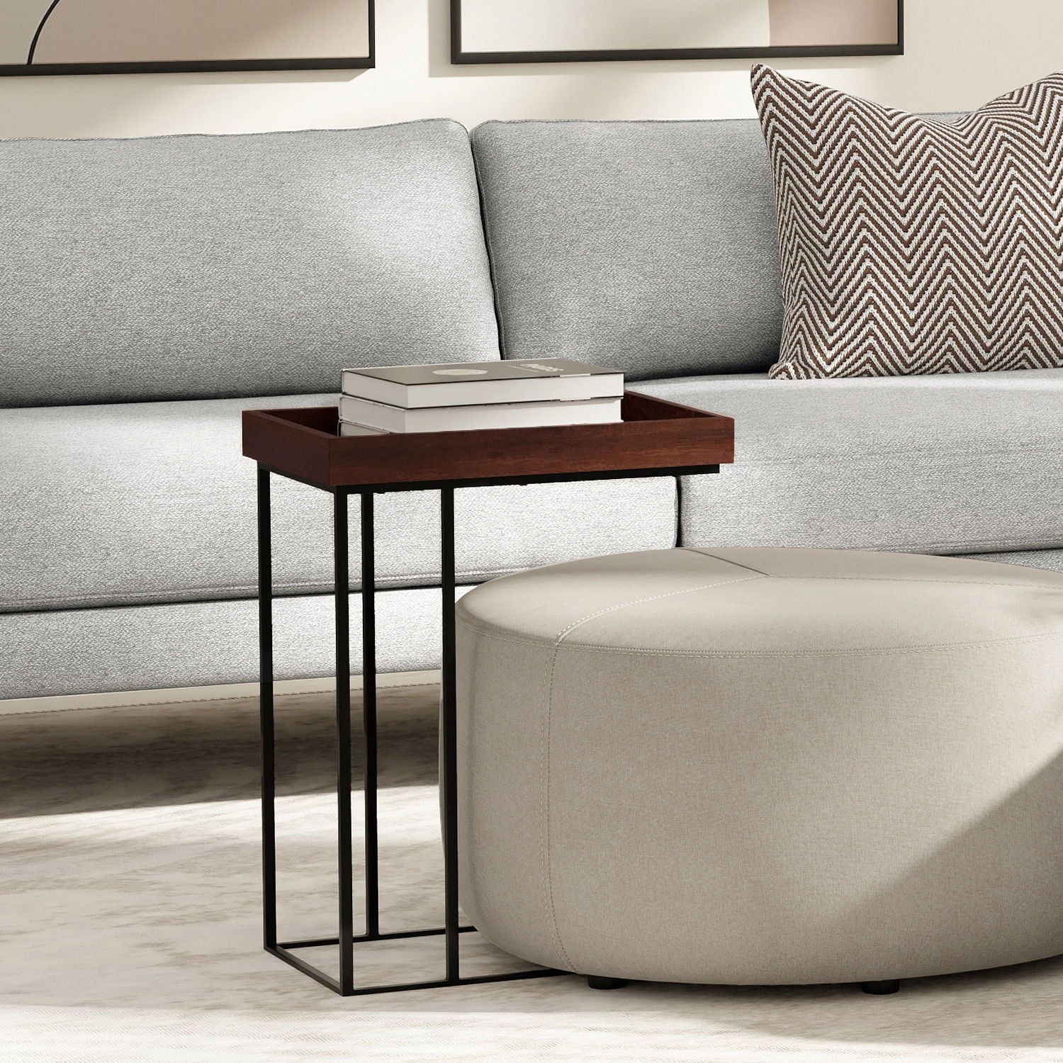 Gallagher - Handcrafted C Side Table - Image 10