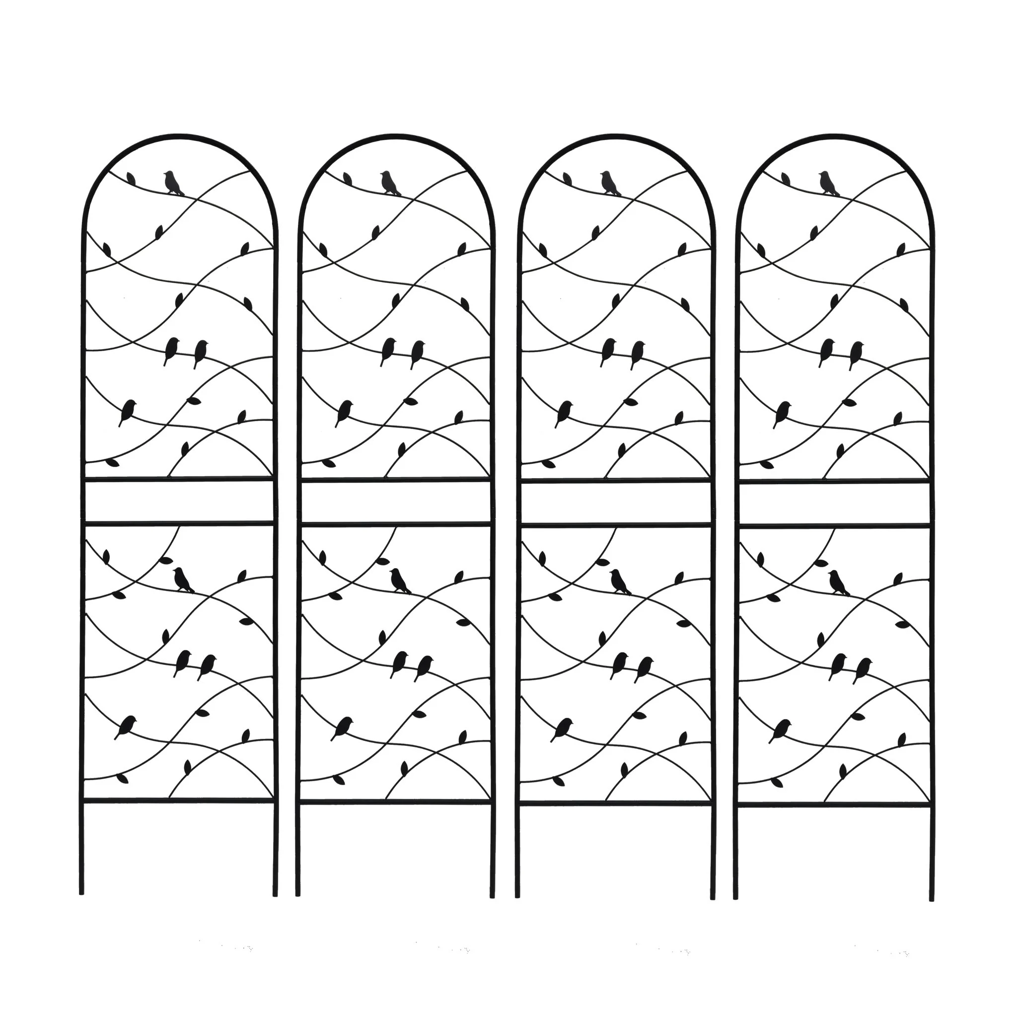 Garden Rustproof Trellis For Climbing Plants - Image 4