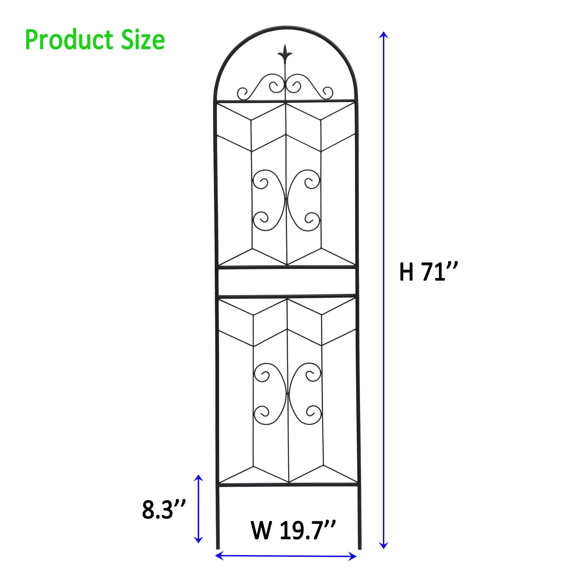 Garden Trellis, Rustproof Support For Climbing Plants - Image 21