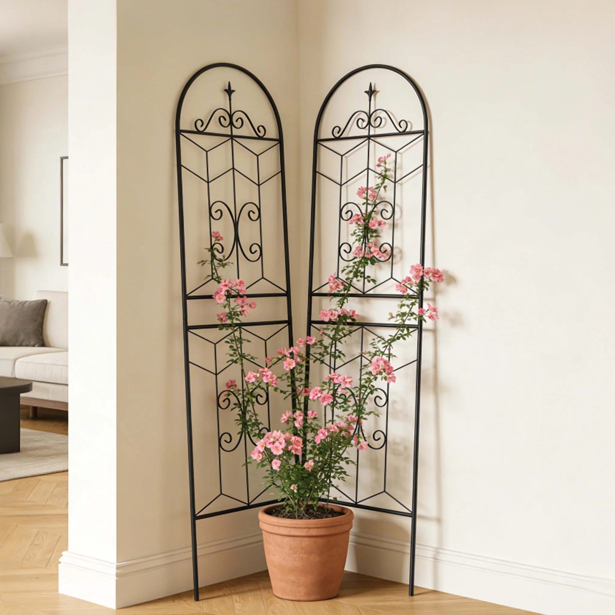 Garden Trellis, Rustproof Support For Climbing Plants - Image 25