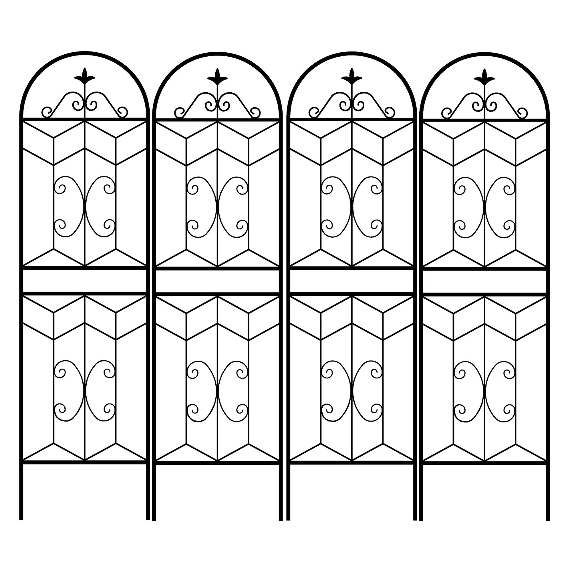 Garden Trellis, Rustproof Support For Climbing Plants - Image 3