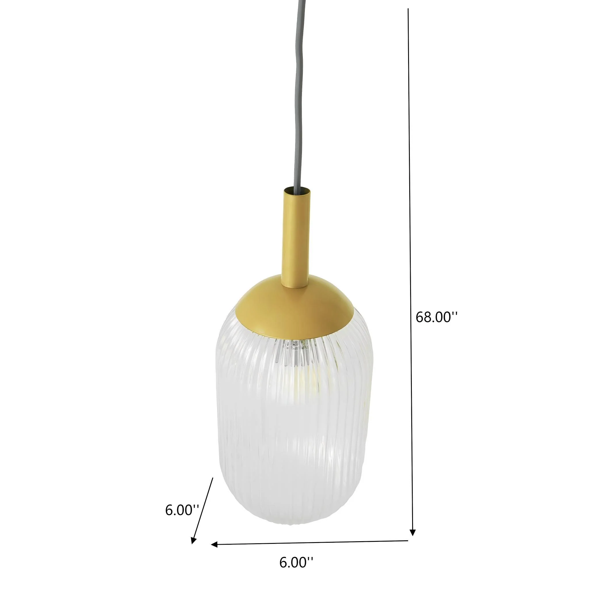 Gemma - Pendant Lamp - Gold - Image 5