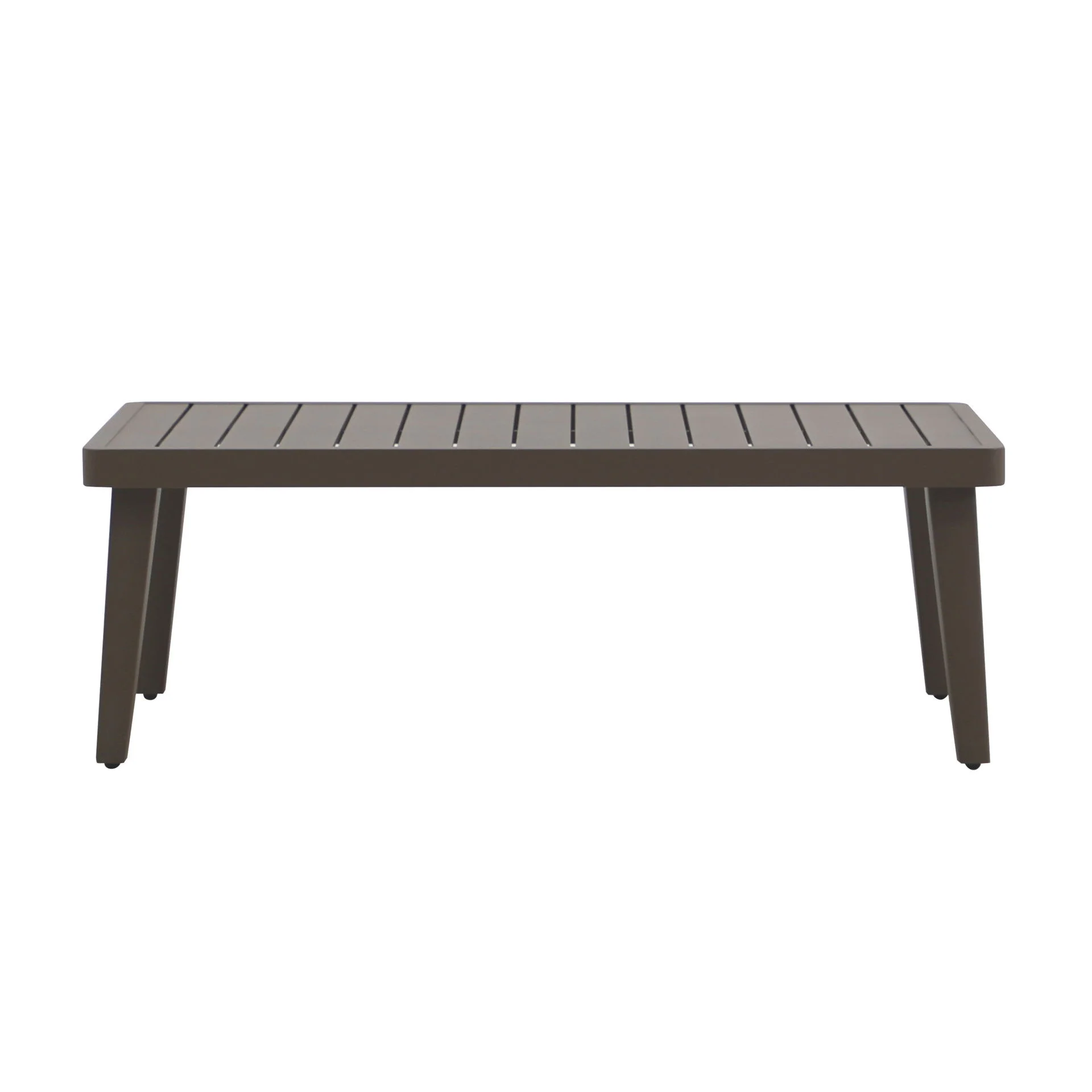 Genova - Patio Coffee Table - Dark Brown - Image 6