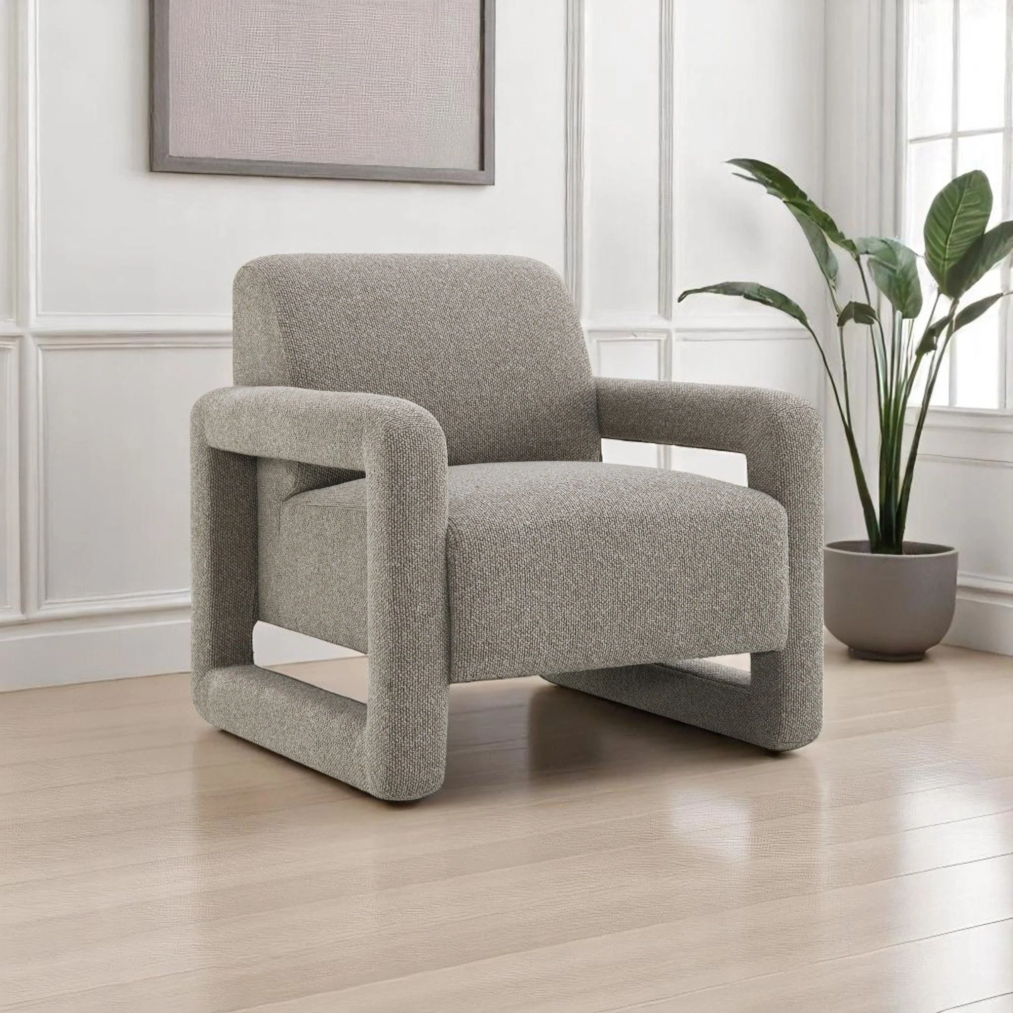 Glenda - Accent Chair - Gray - Image 3