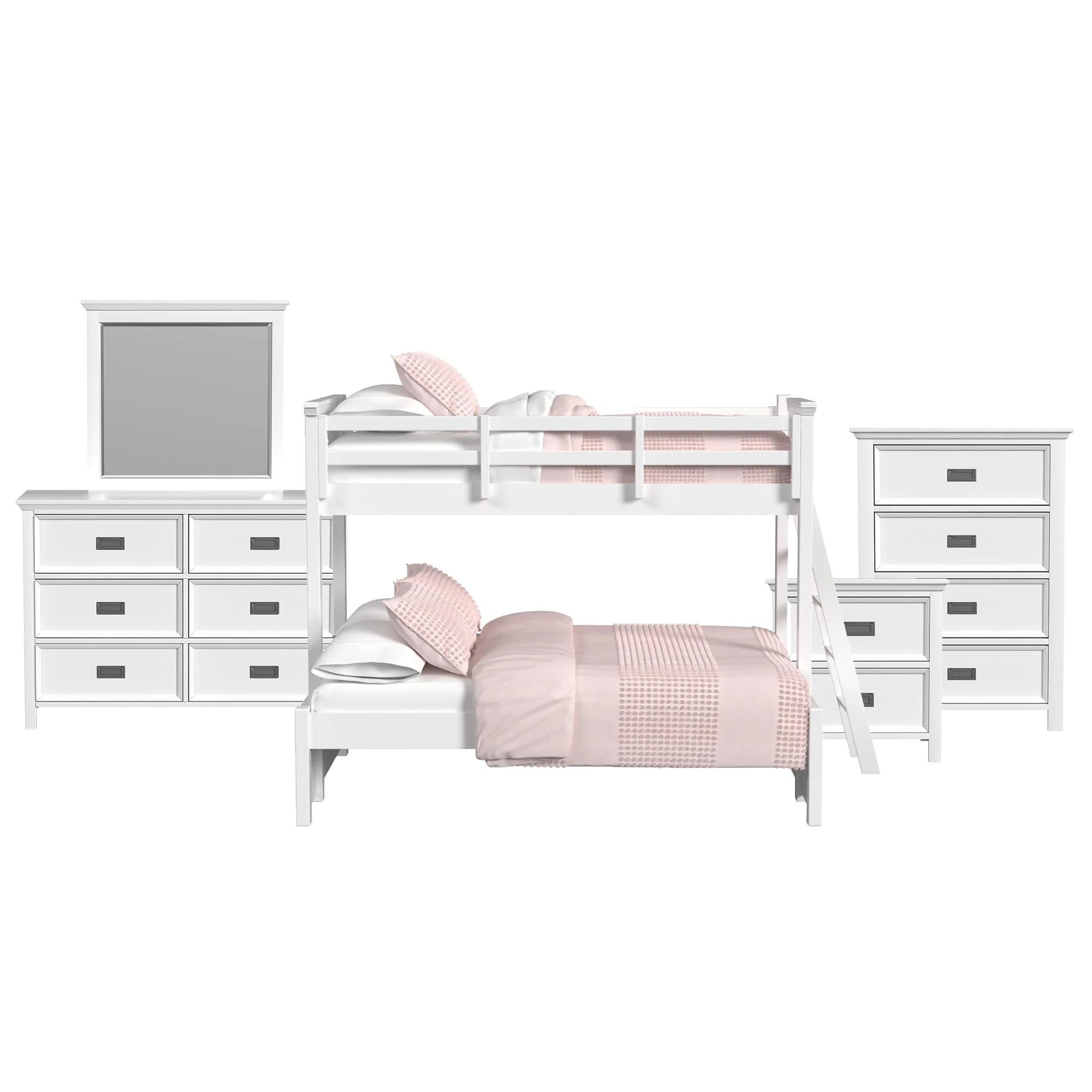 Hampton Kids - Bunk With Ladder Bedroom Set - Image 5