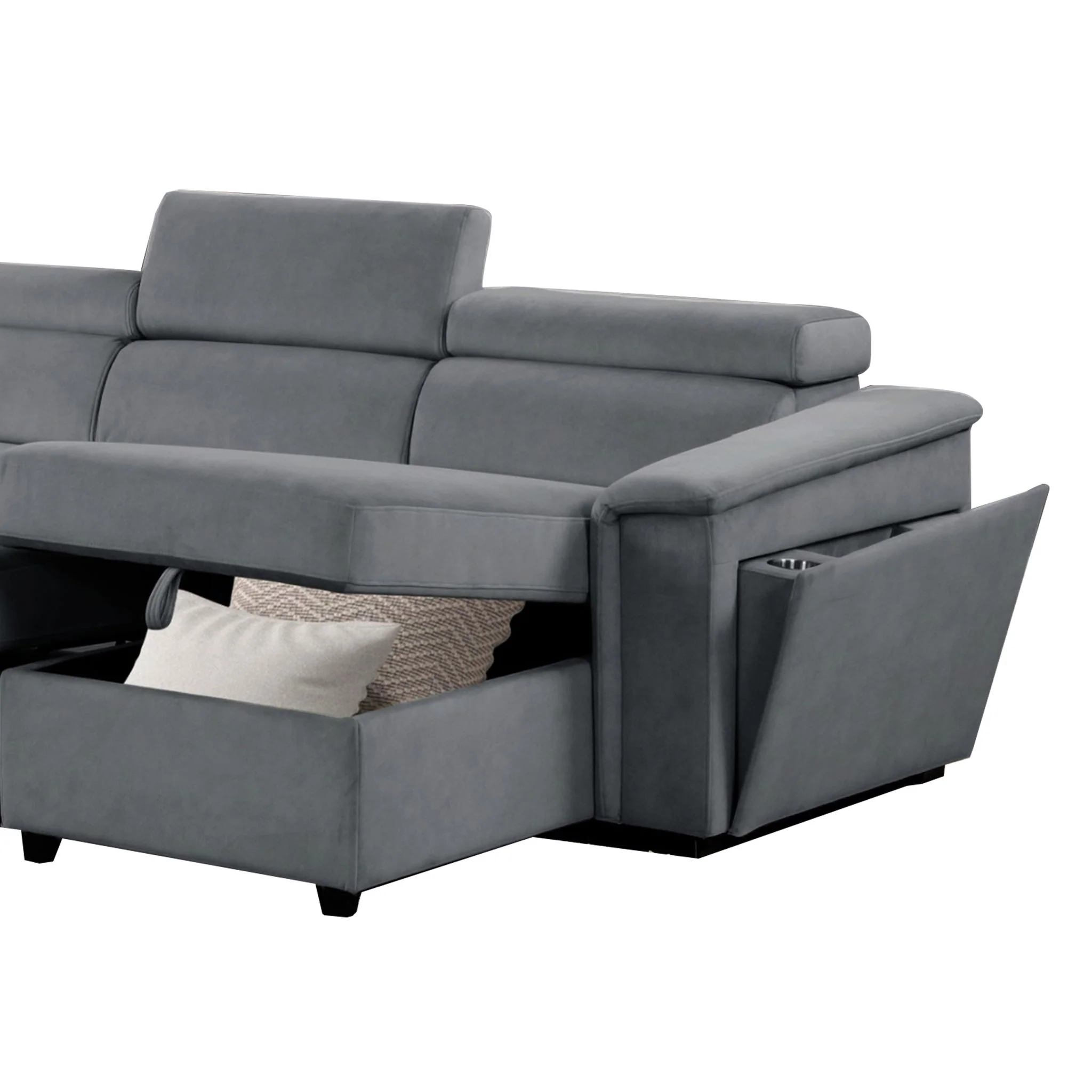 Harvey - Power Recliner Sleeper Sectional - Image 14