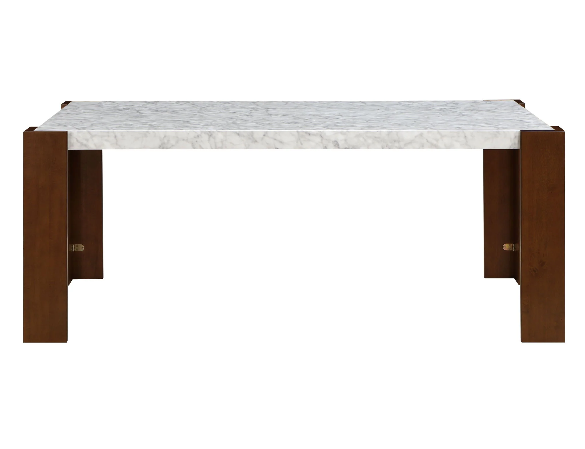 Hettie - Dining Table With Engineered Stone Top - Brown - Image 2