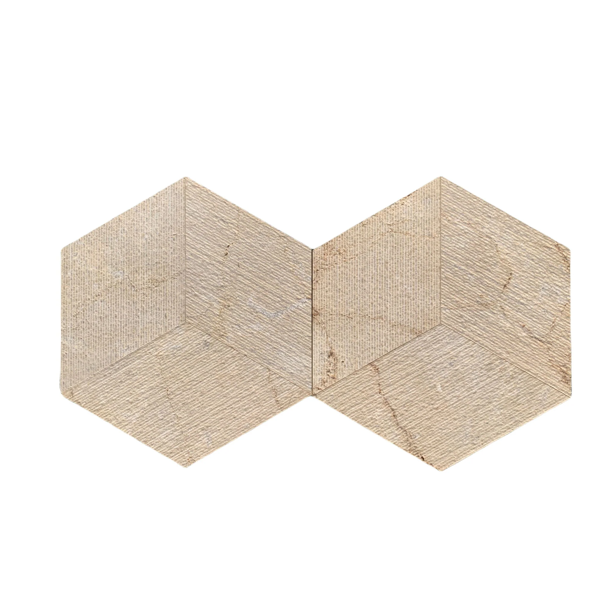 Hexagon Natural Marble Polished Tile For Wall And Floor (Set of 12) - Image 12