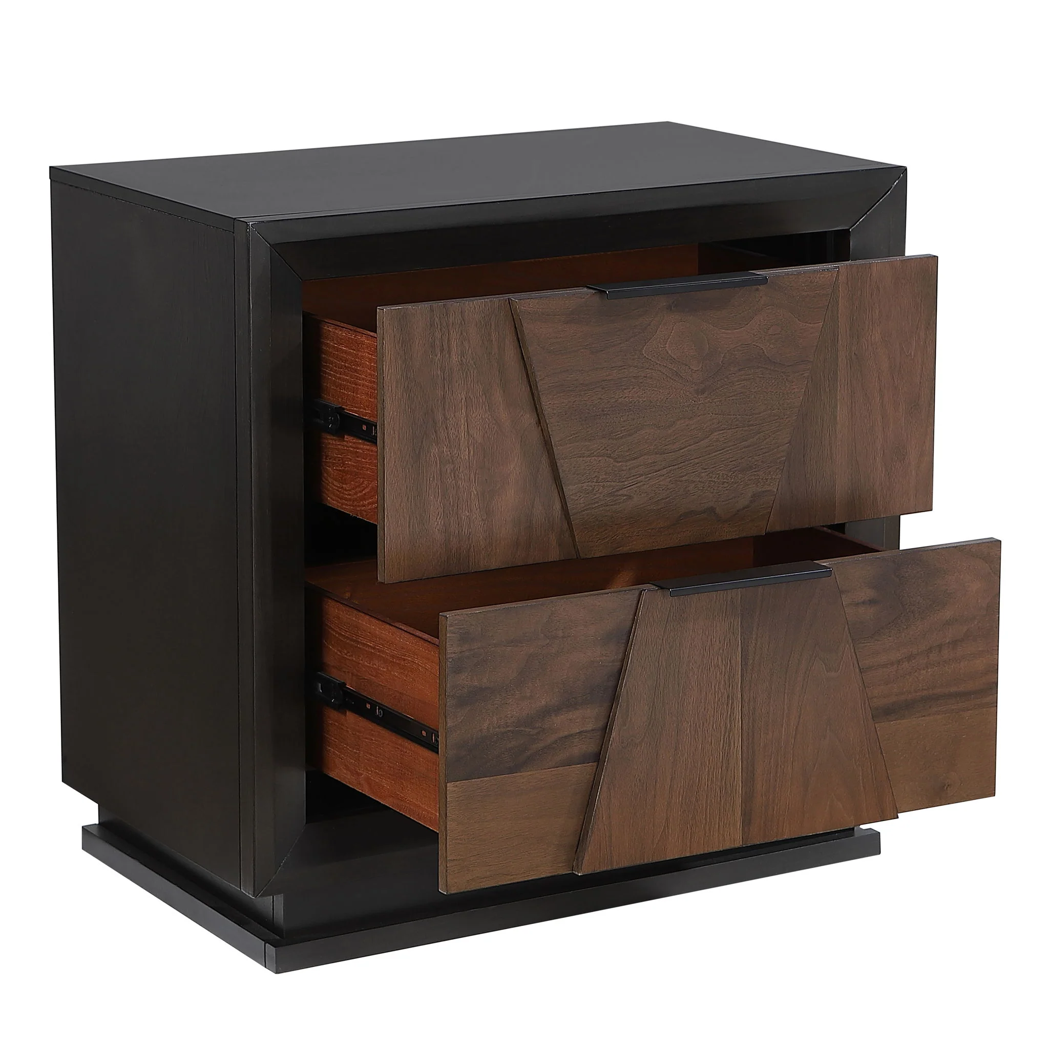 Houston - 2 Drawer Nightstand - Walnut - Image 2