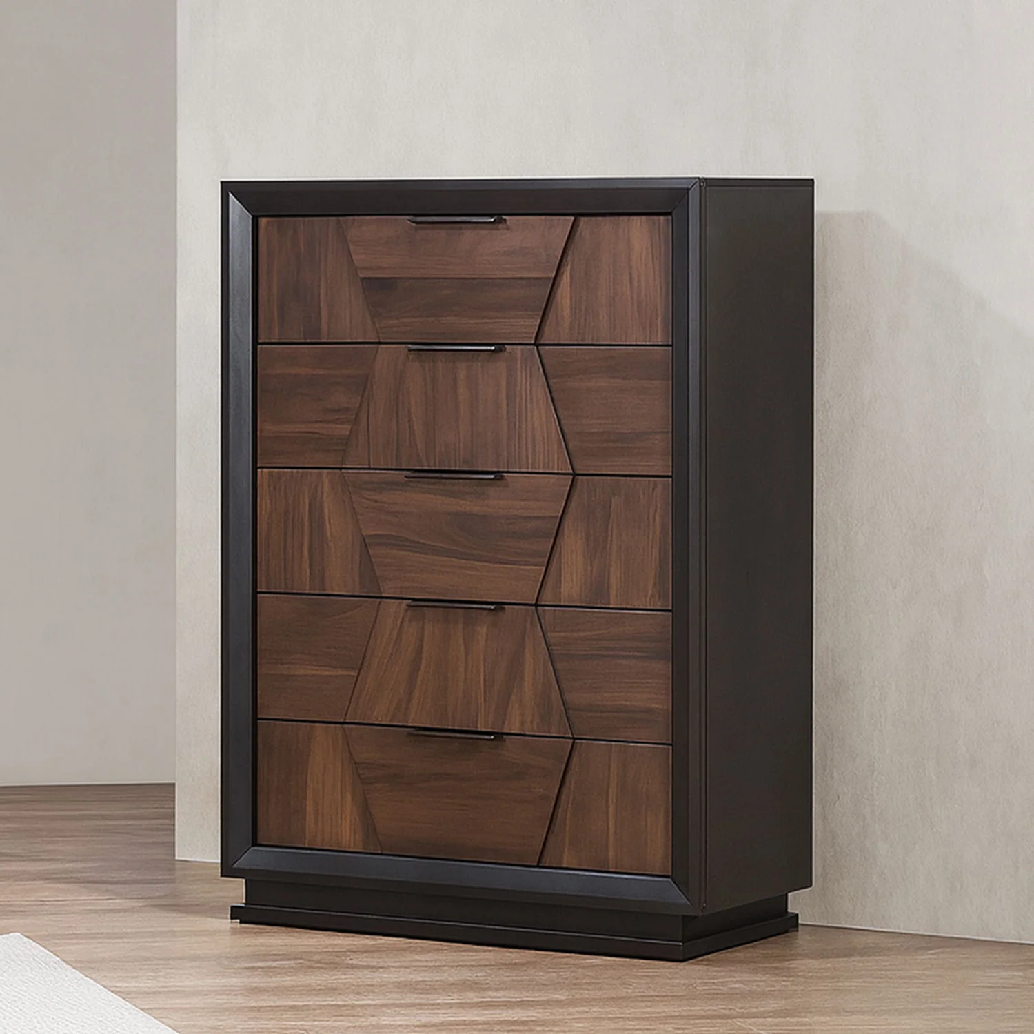 Houston - 5 Drawer Chest - Walnut - Image 4