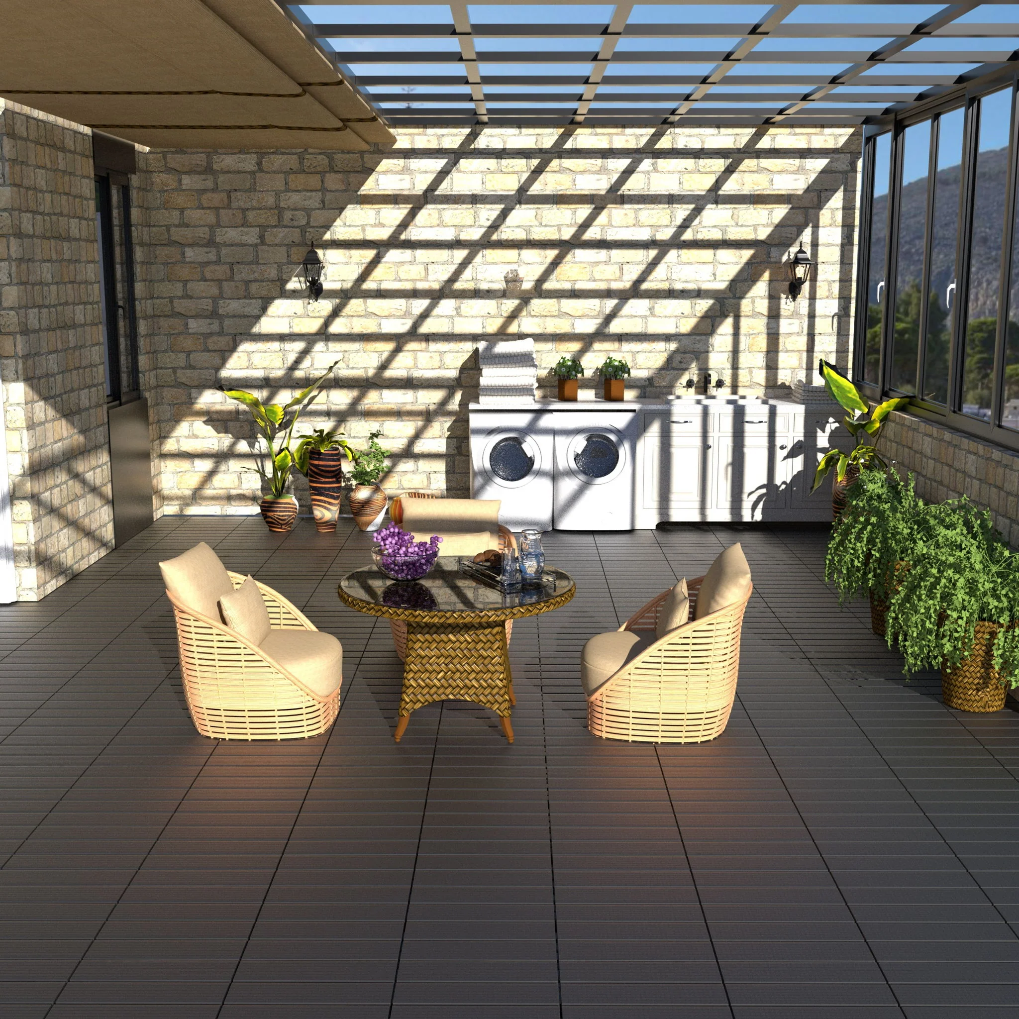 Interlocking Deck Tiles 44 Pack For Backyard - Image 14