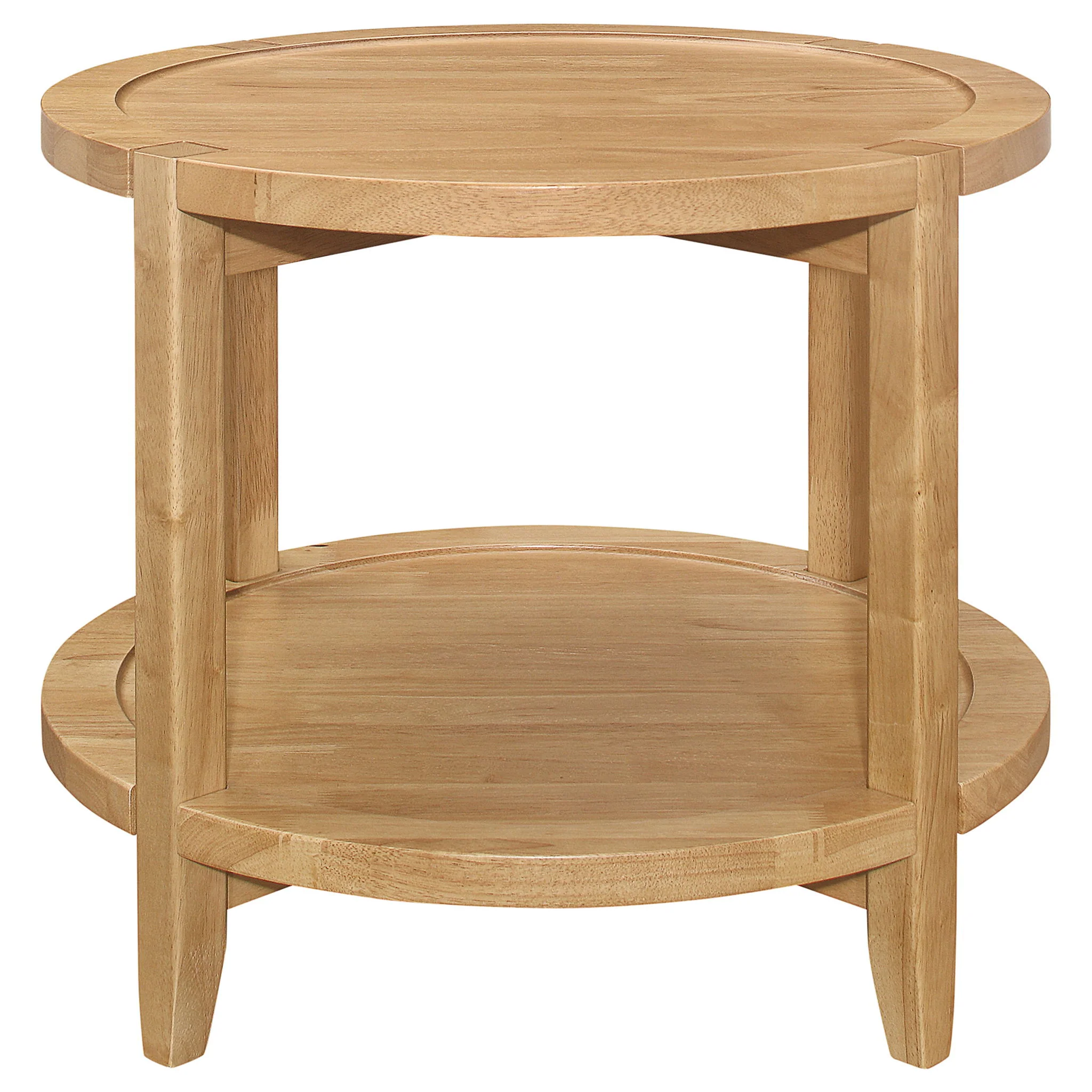 Isbell - Round Table With Storage Shelf - Image 4