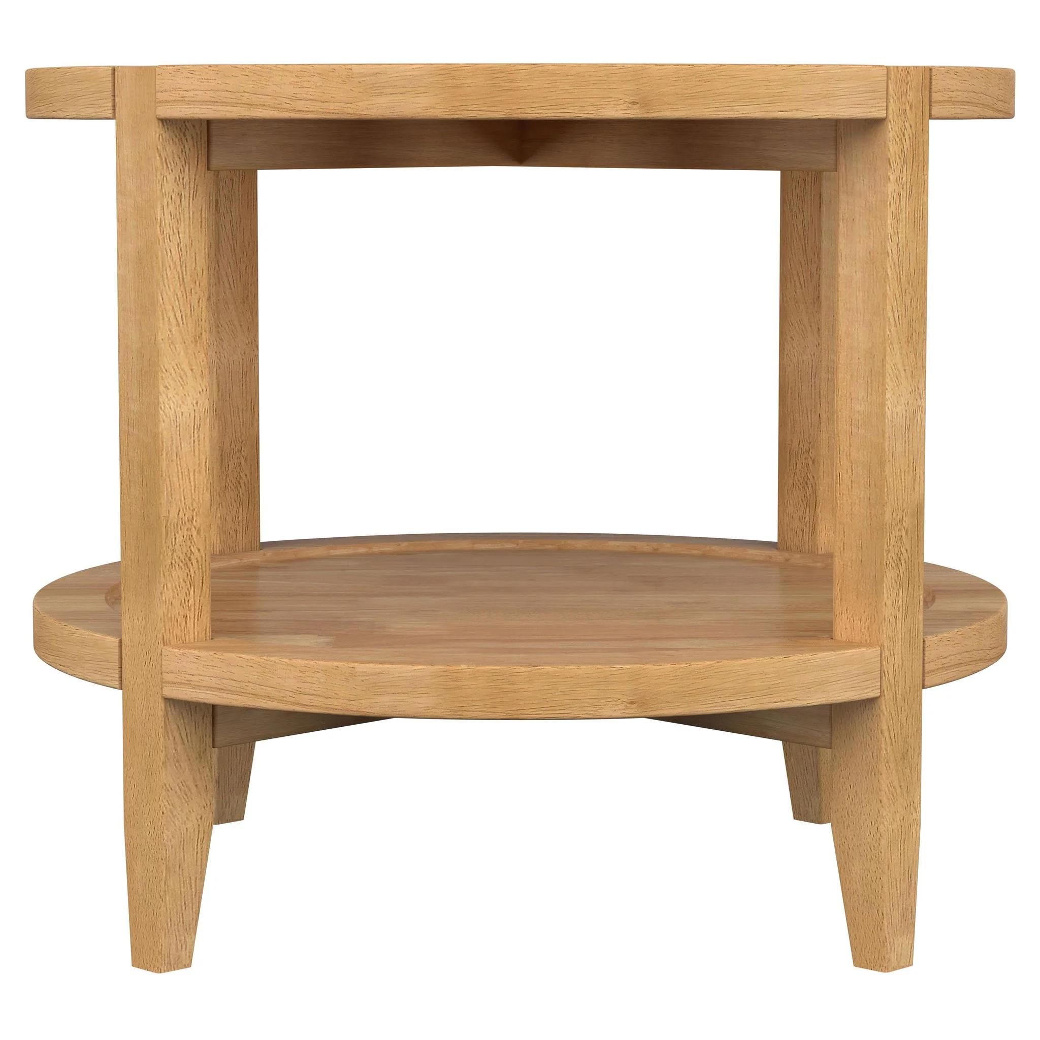 Isbell - Round Table With Storage Shelf - Image 6