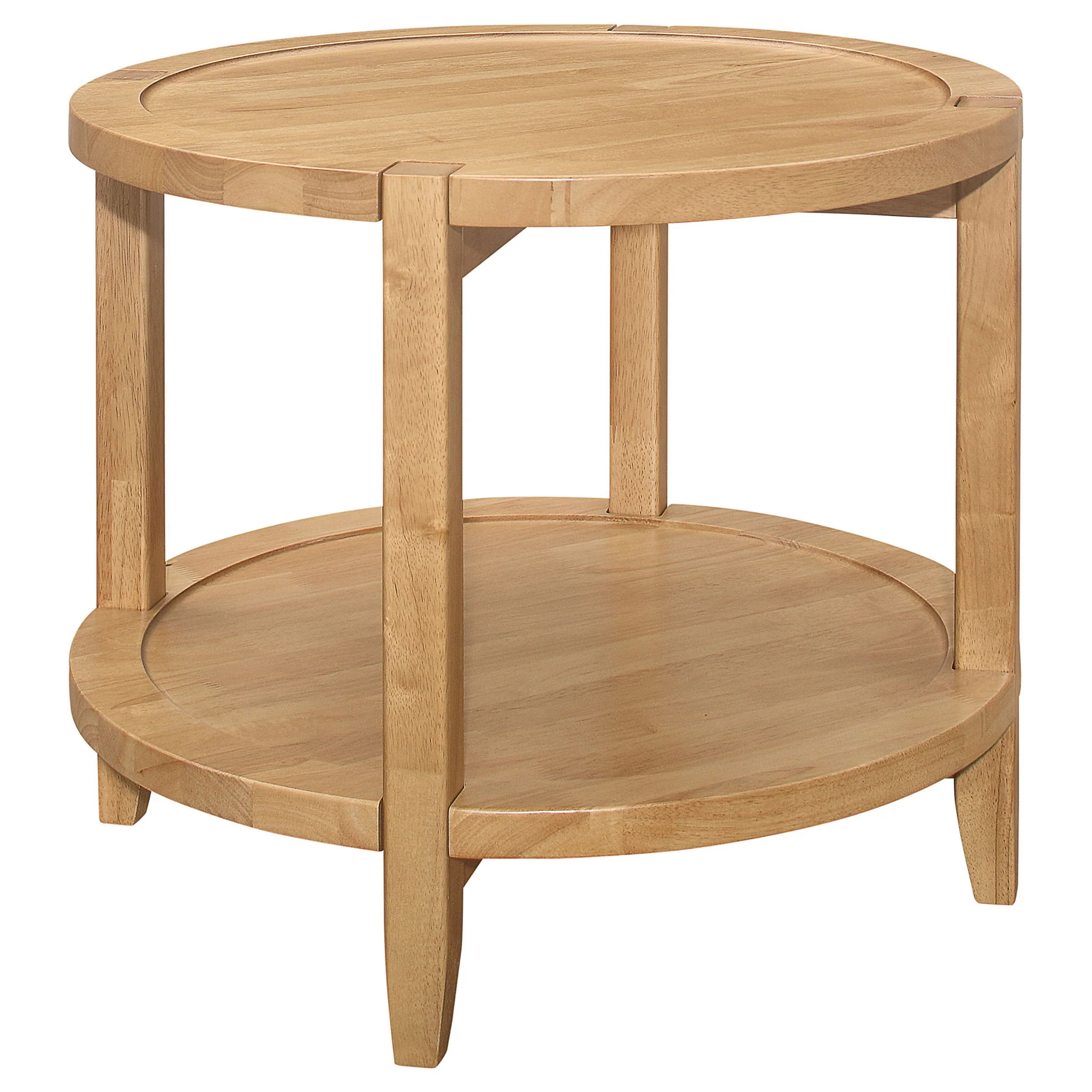 Isbell - Round Table With Storage Shelf - Image 7