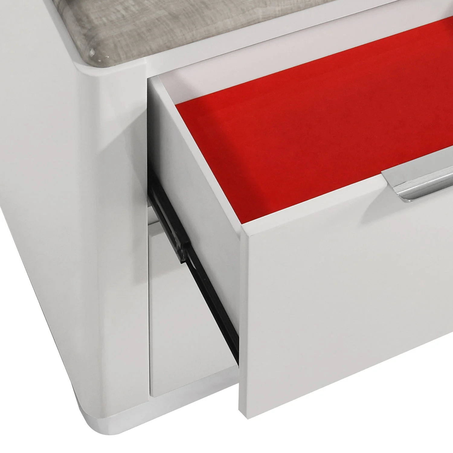 Jazz - 2 Drawer Nightstand - White - Image 2