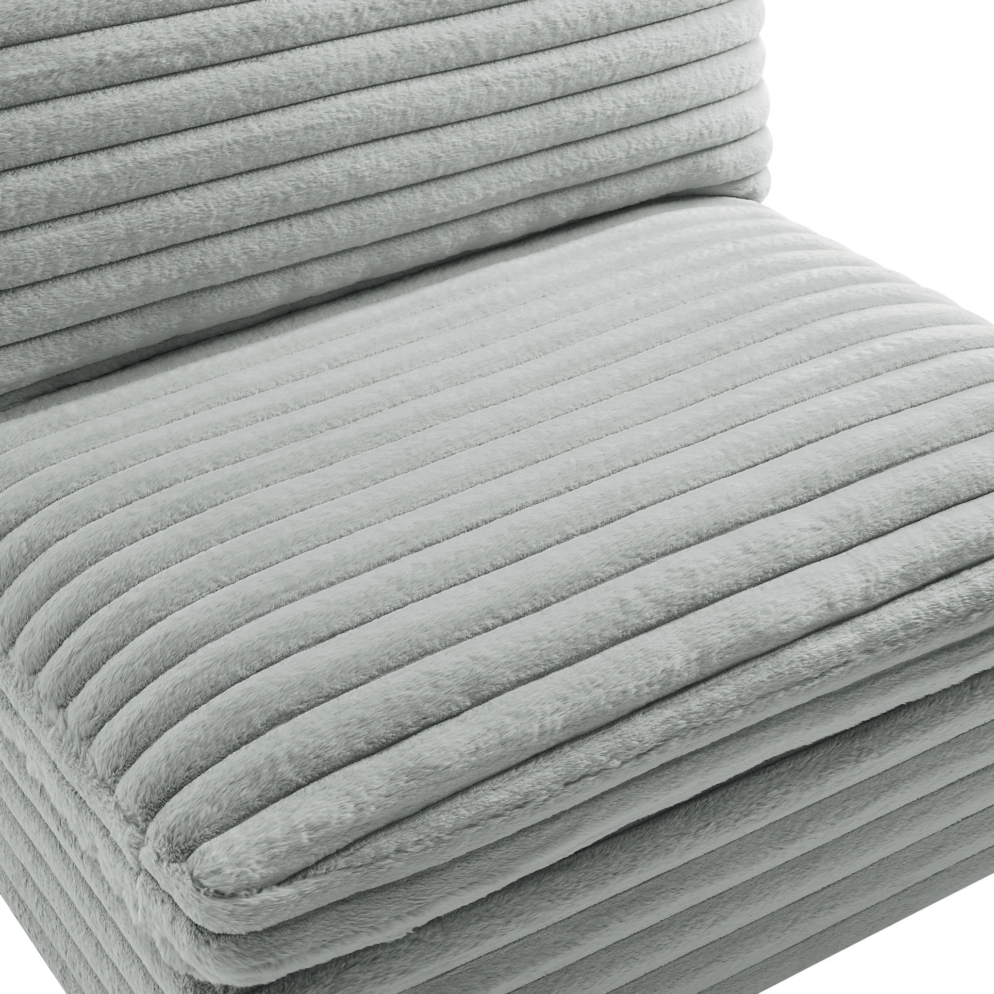 Jenny - Armless Slipper Chair - Gray - Image 3