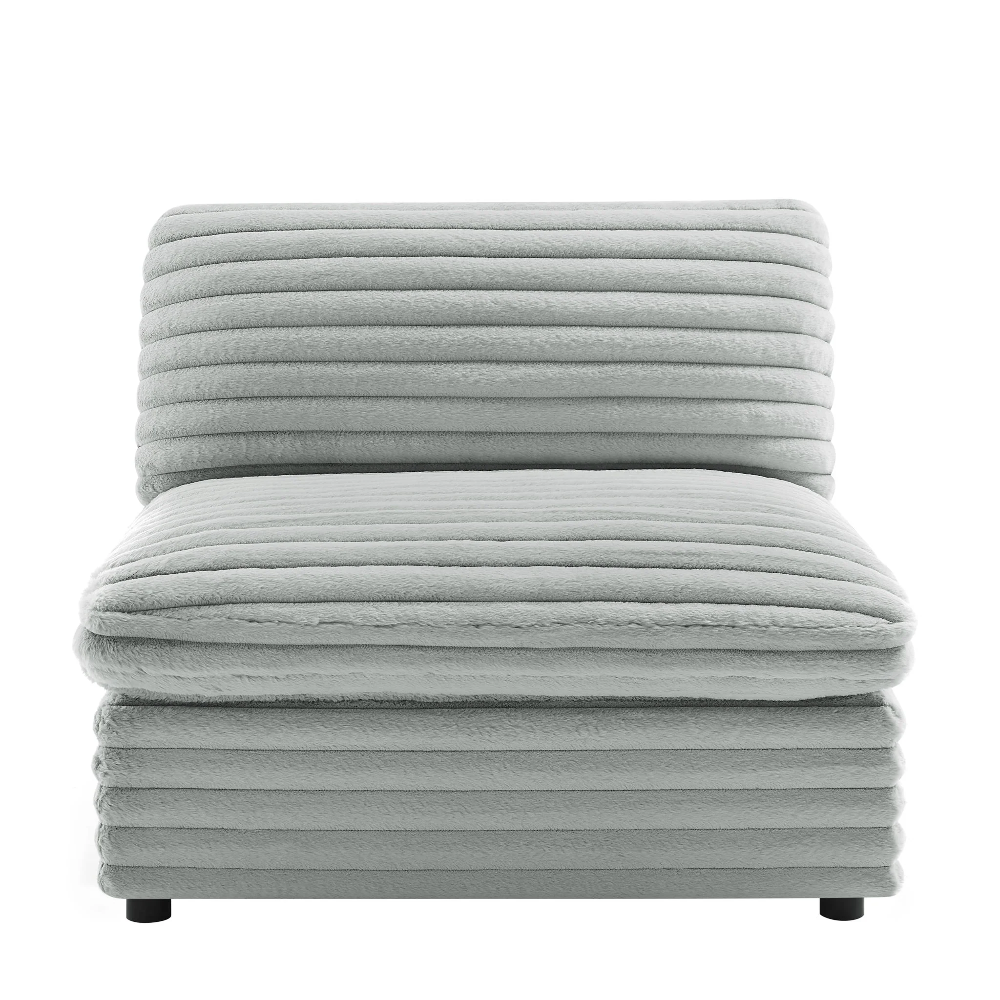 Jenny - Armless Slipper Chair - Gray - Image 5