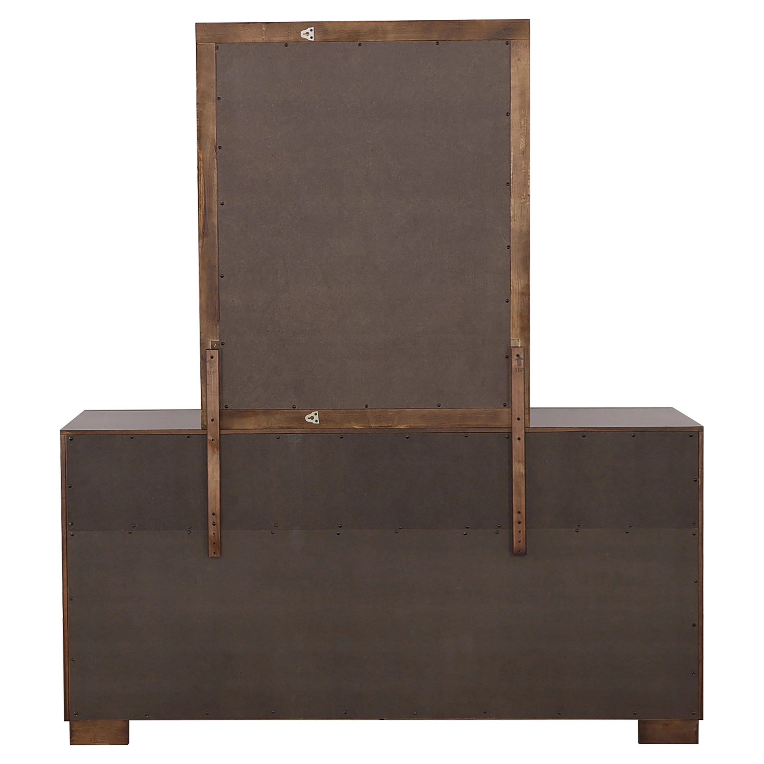 Jessica 6-Drawer Dresser with Mirror, Cappuccino - Image 6