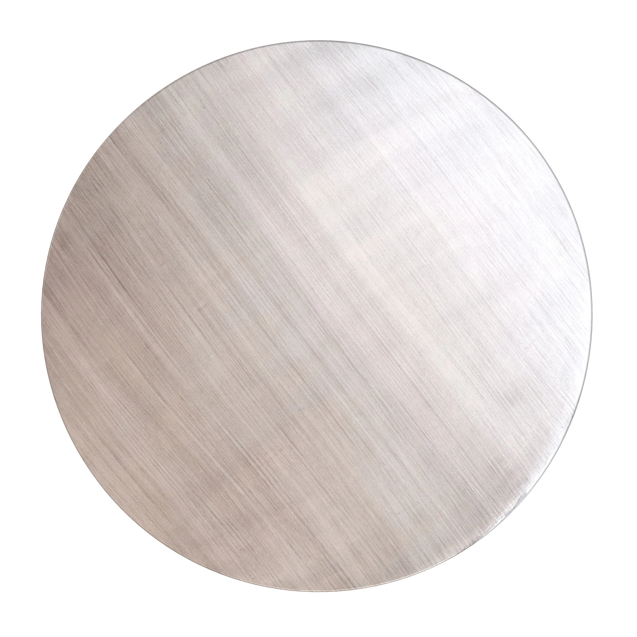 Johnsen - Geometric Pattern Accent Table - Antique Silver - Image 2
