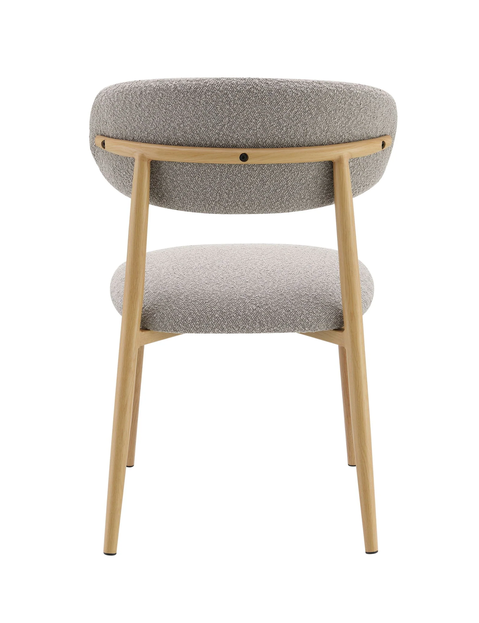Kacey - Boucle Side Chair (Set of 2) - Gray - Image 5