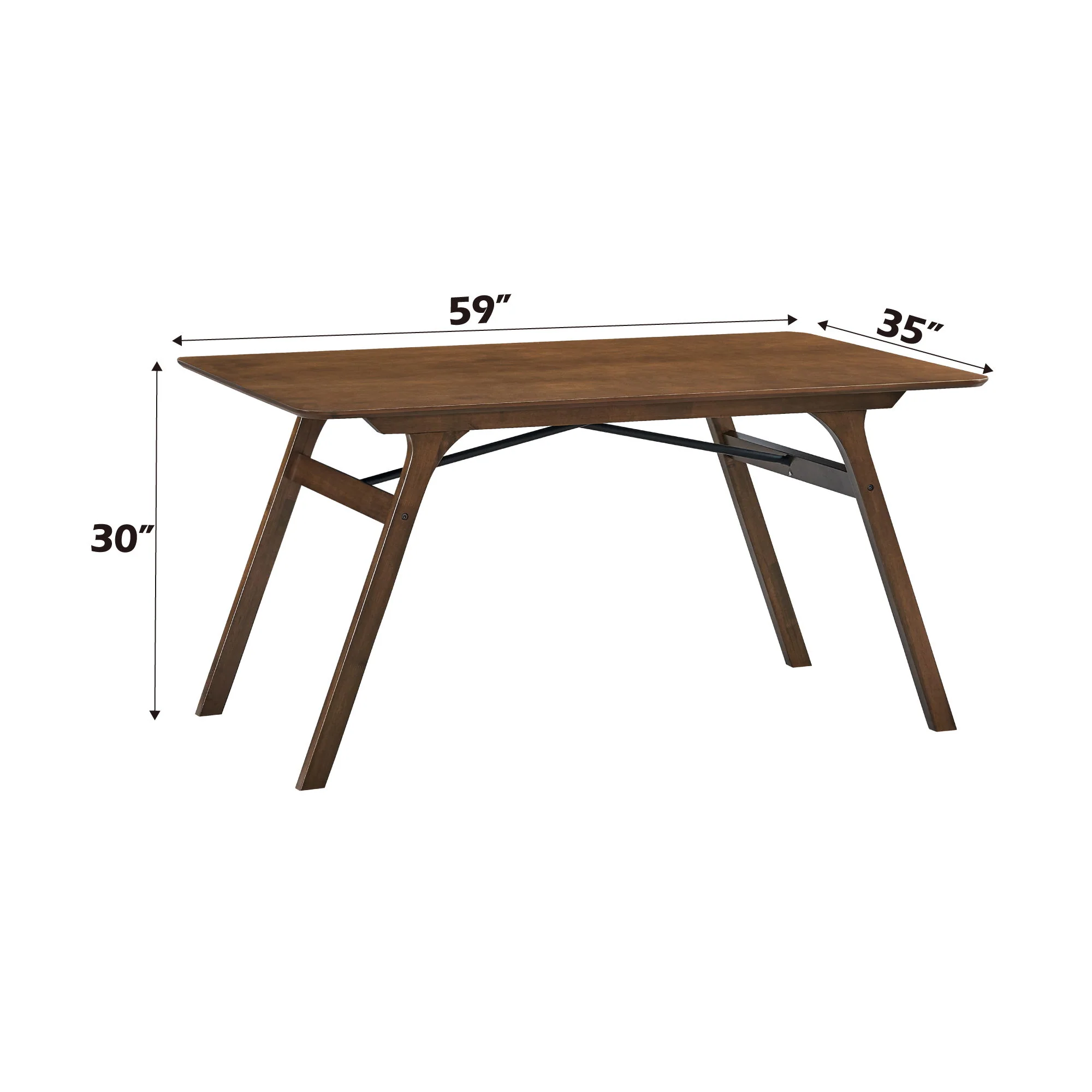 Kaela - Dining Table - Walnut - Image 4