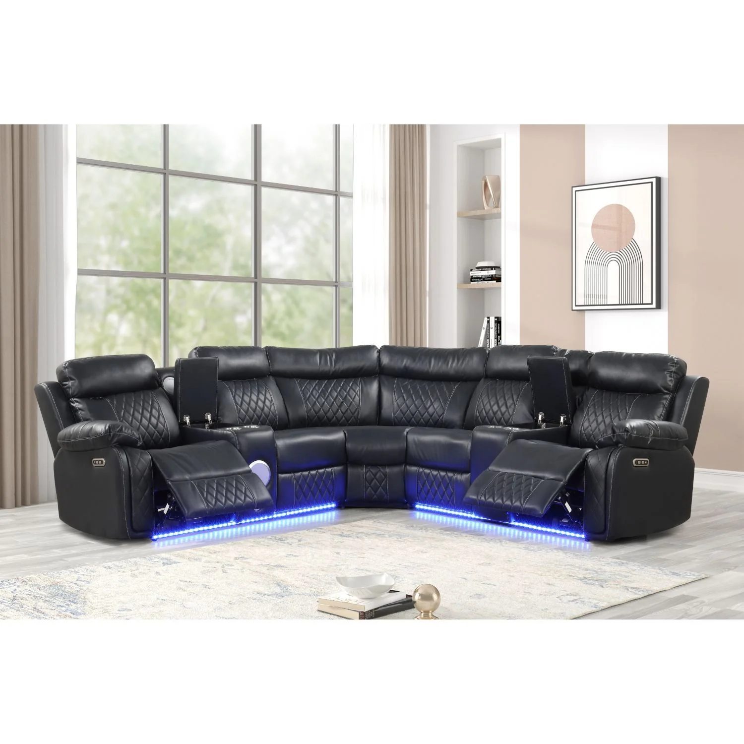Lacrosse - Power Reclining Sectional Sofa - Image 12