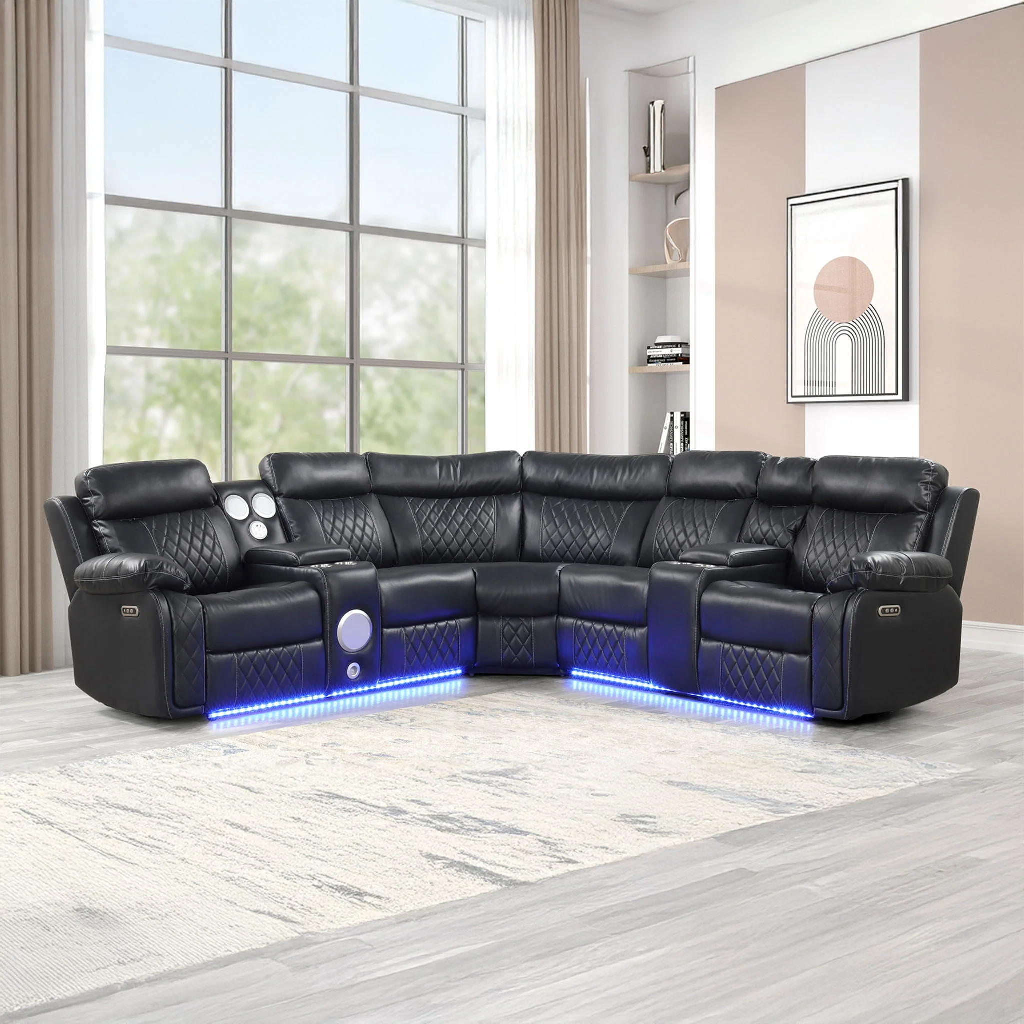 Lacrosse - Power Reclining Sectional Sofa - Image 8