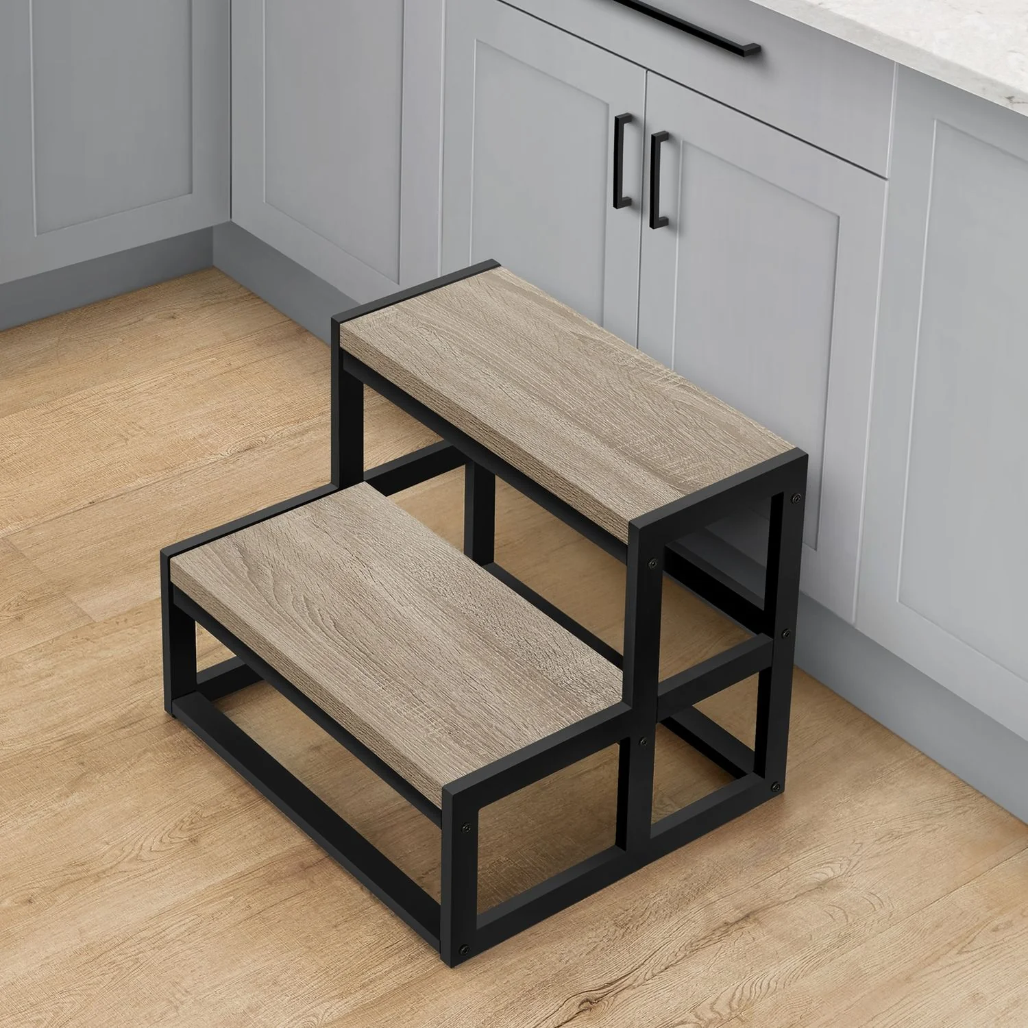 Ladder, Step Stool, Contemporary - Taupe - Image 3