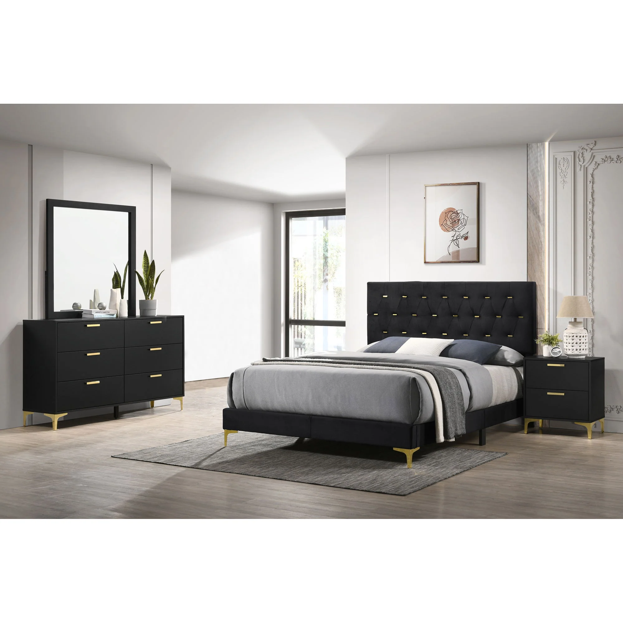 Lexie - Tufted Panel Bedroom Set - Image 9