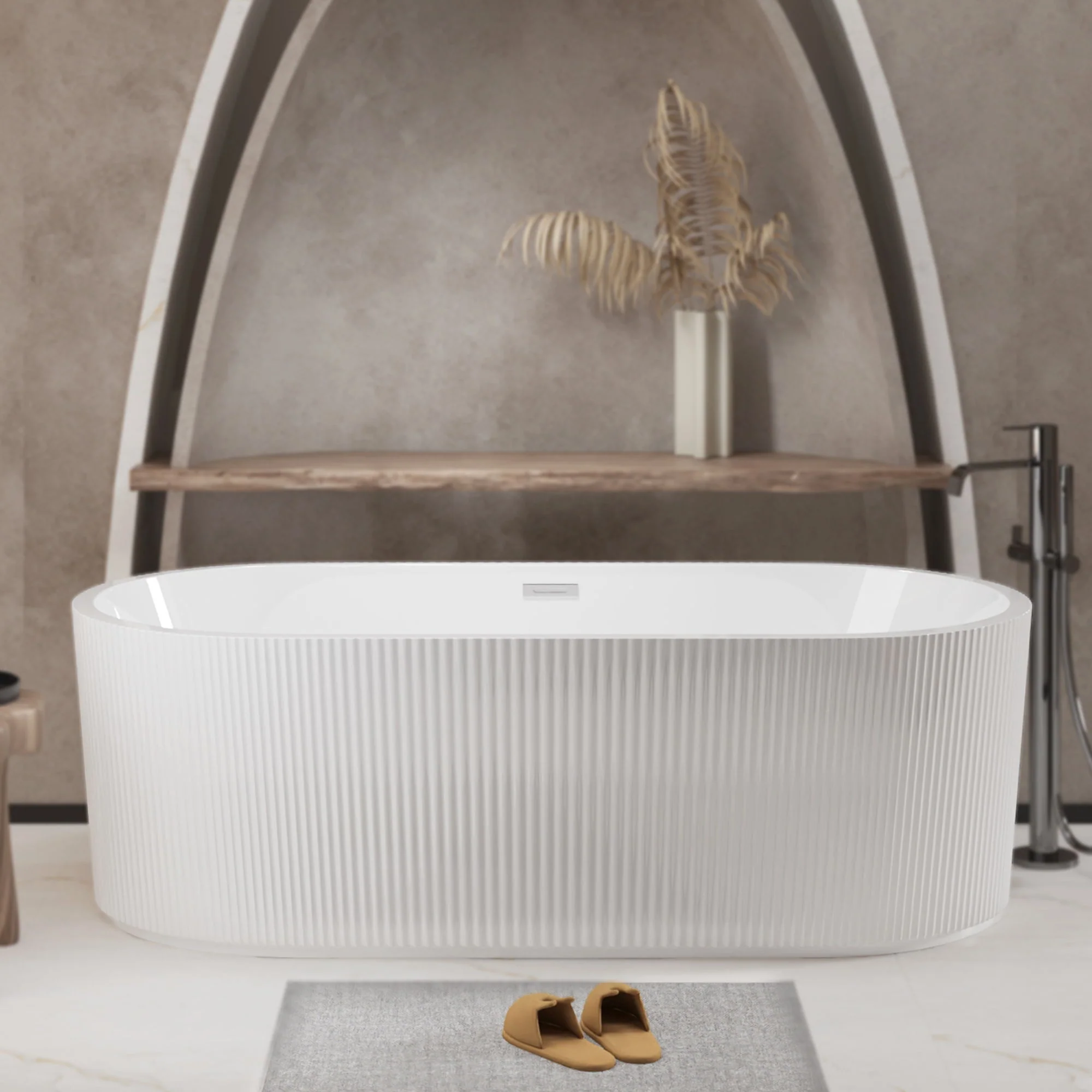 Linear Freestanding Soaker Tub - Image 16