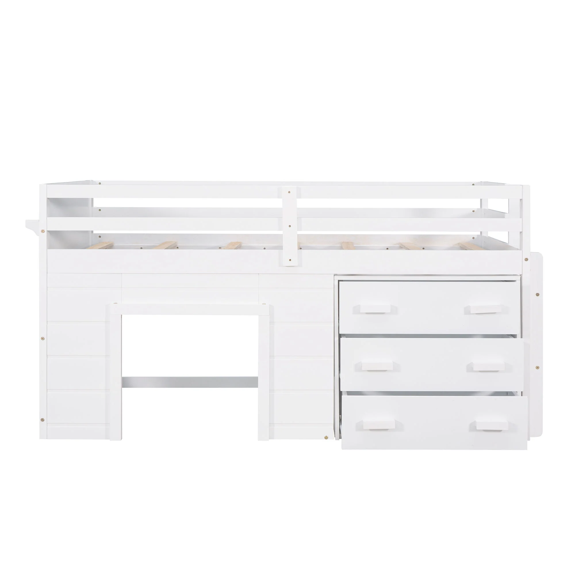 Loft Bed With Cabinet And Shelf - Image 16