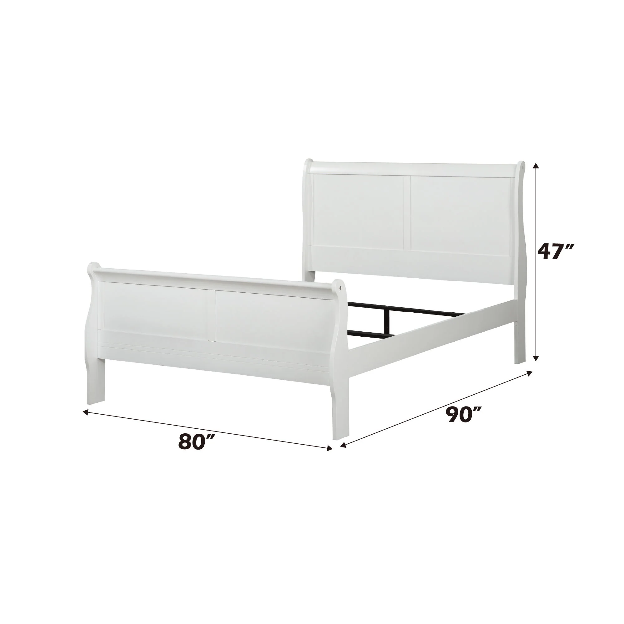 Louis Philippe - Sleigh Style Bed - Image 12