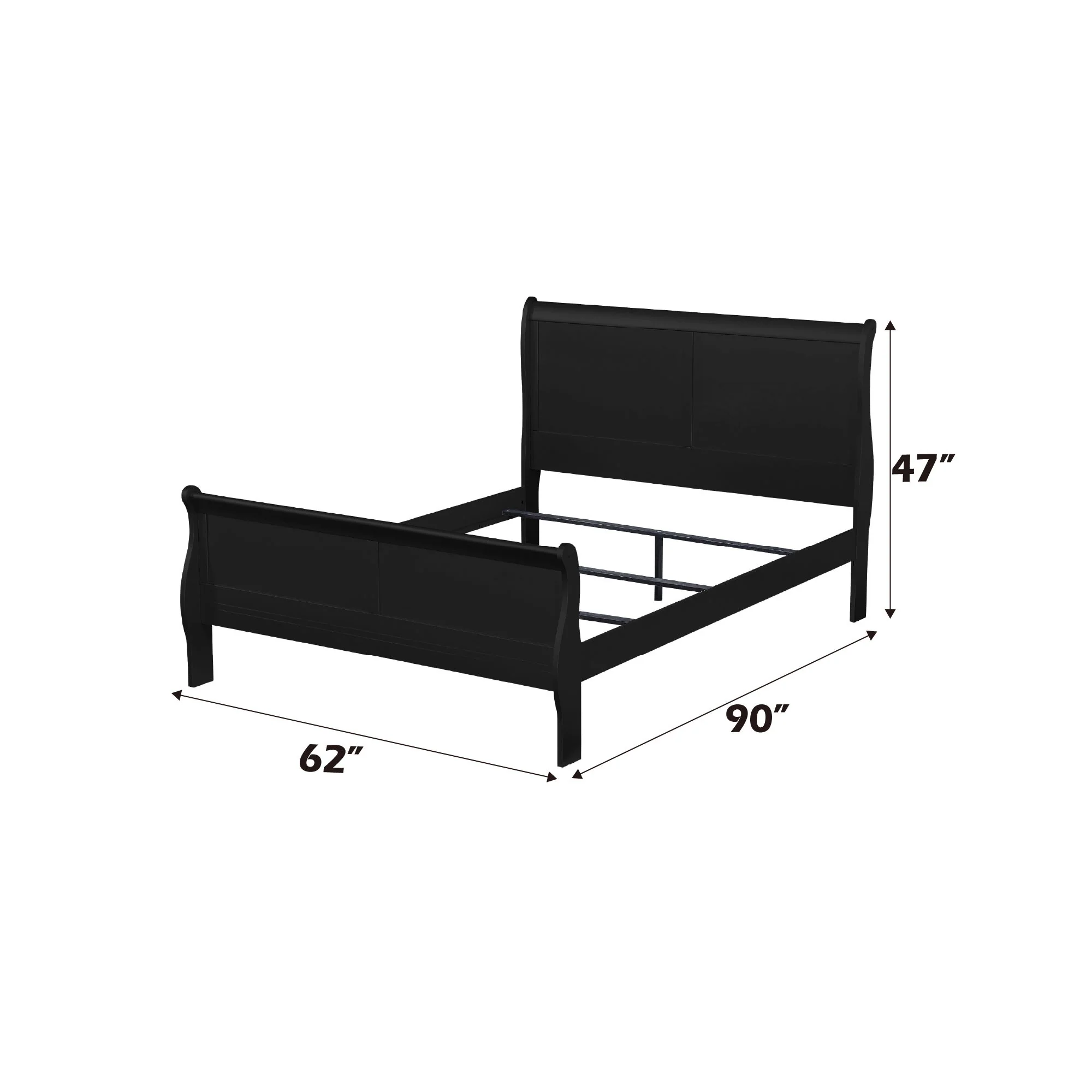 Louis Philippe - Sleigh Style Bed - Image 19