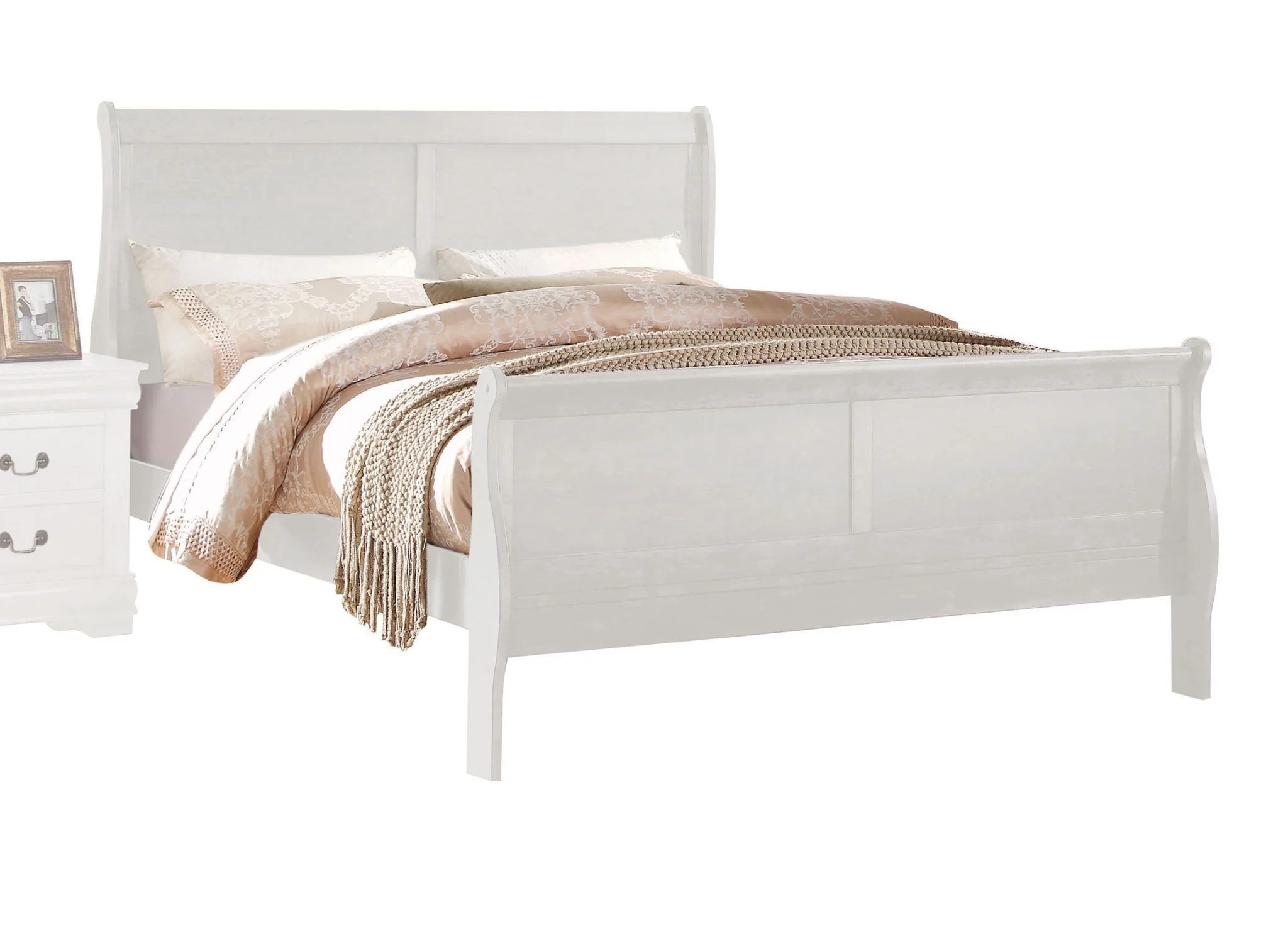 Louis Philippe - Sleigh Style Bed - Image 25