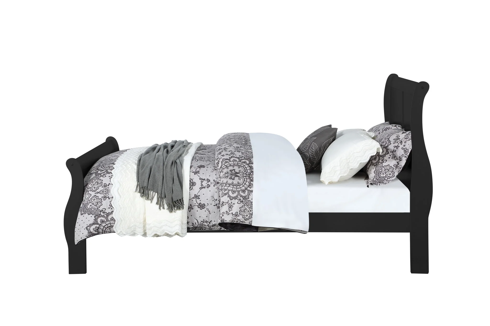 Louis Philippe - Sleigh Style Bed - Image 31